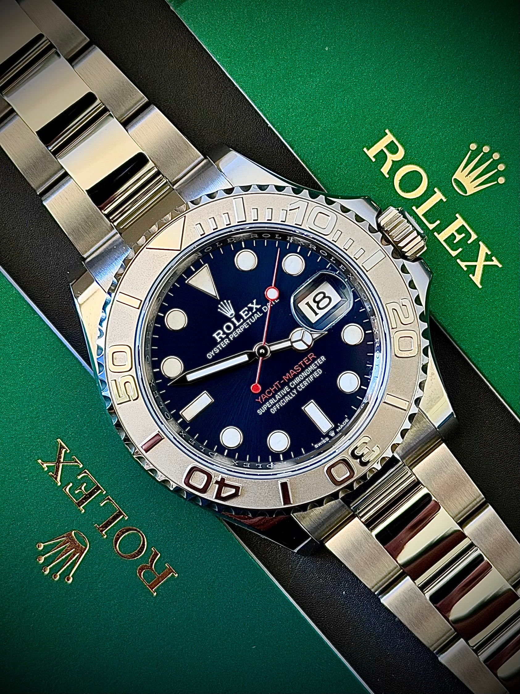 2024 ROLEX YACHT-MASTER 40, 126622, BLUE DIAL, FULL SET, INC GST
