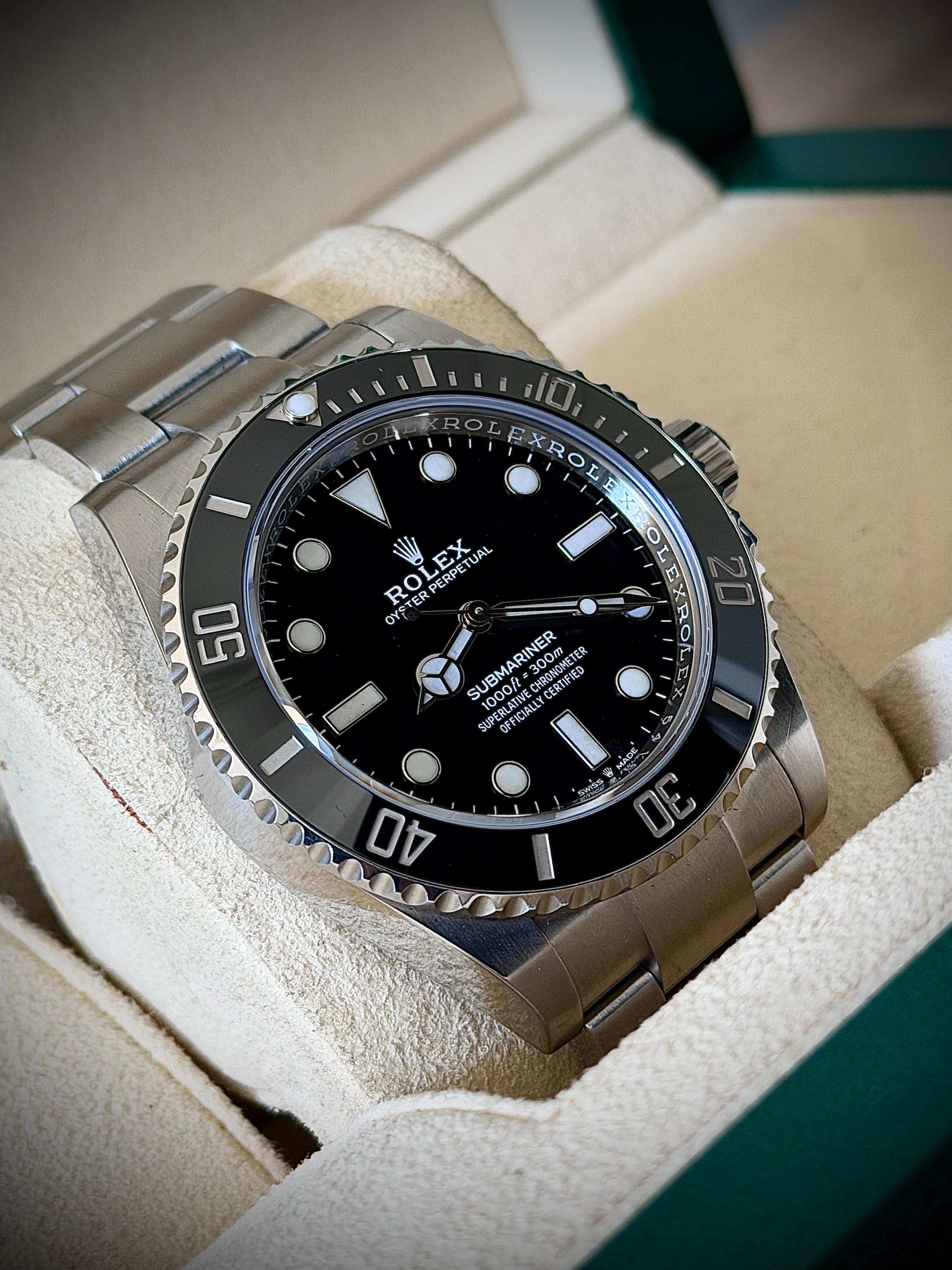 2022 ROLEX SUBMARINER, 124060, FULL SET, INC GST