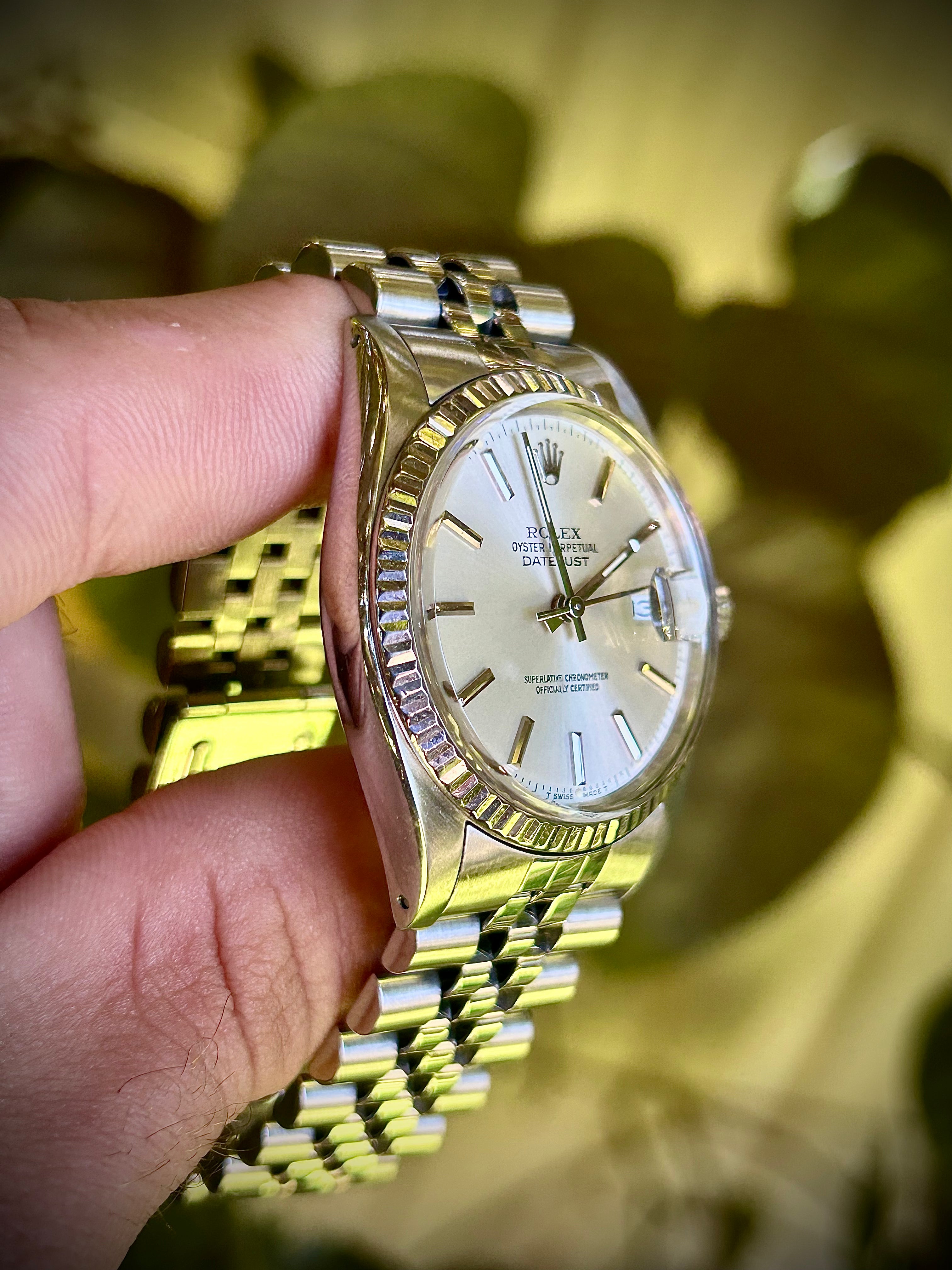 1985 ROLEX DATEJUST 36, 16014, BOX RSC SERVICE PAPERWORK