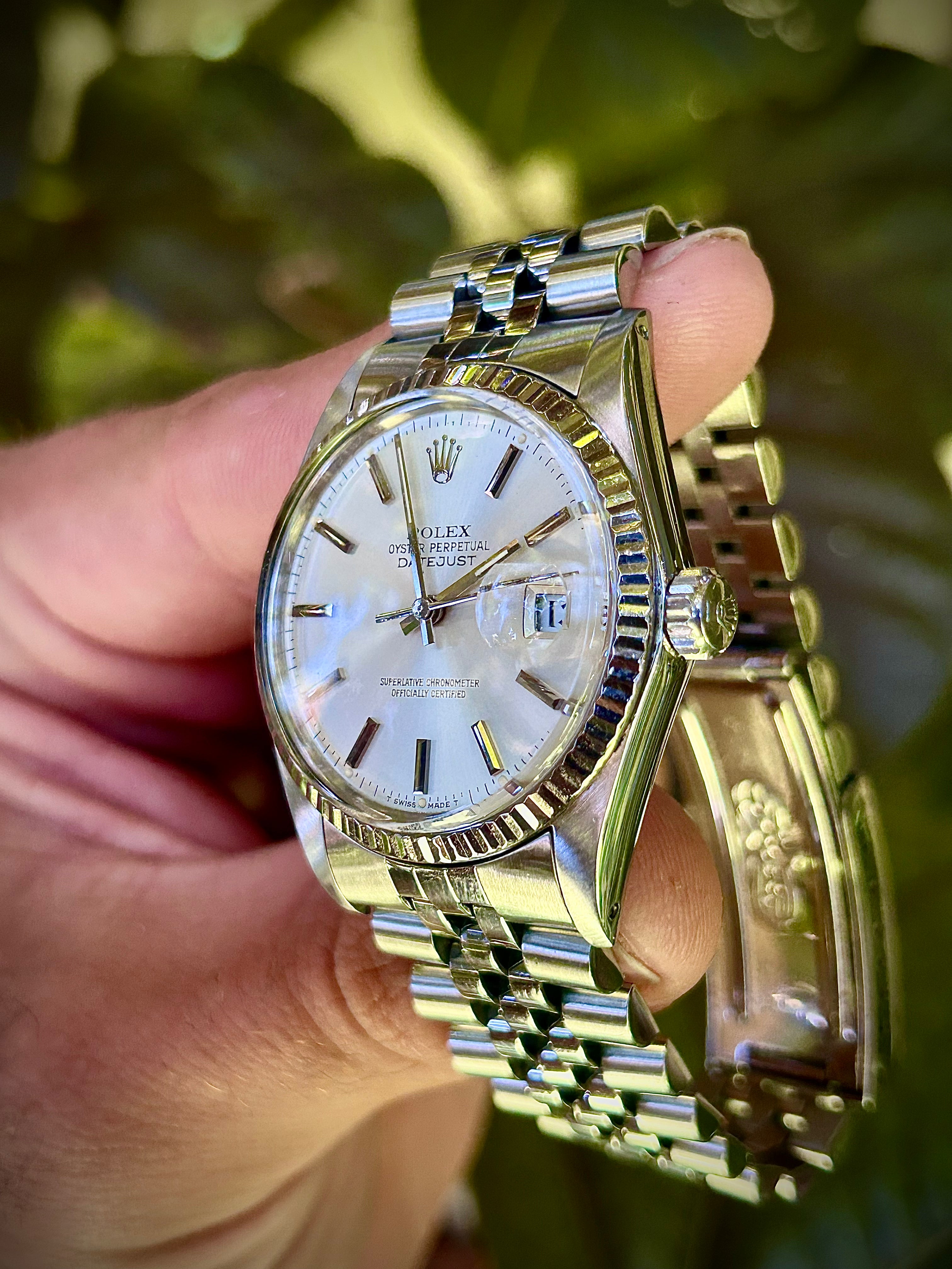 1985 ROLEX DATEJUST 36, 16014, BOX RSC SERVICE PAPERWORK