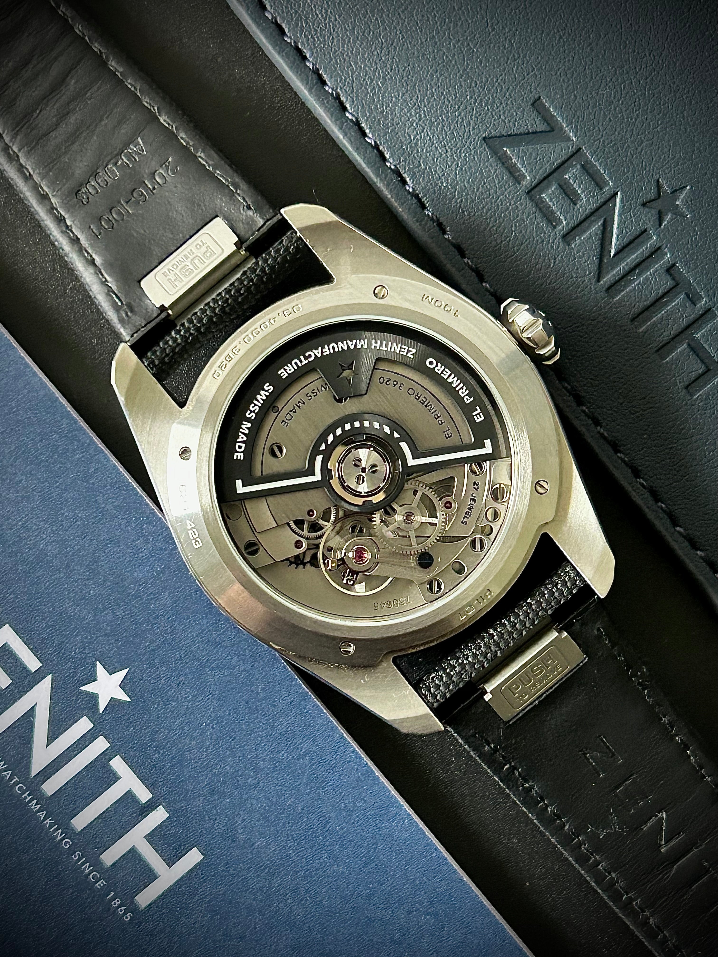 2023 ZENITH PILOT AUTOMATIC, 03.4000.3620/21.I001, FULL SET, INC GST