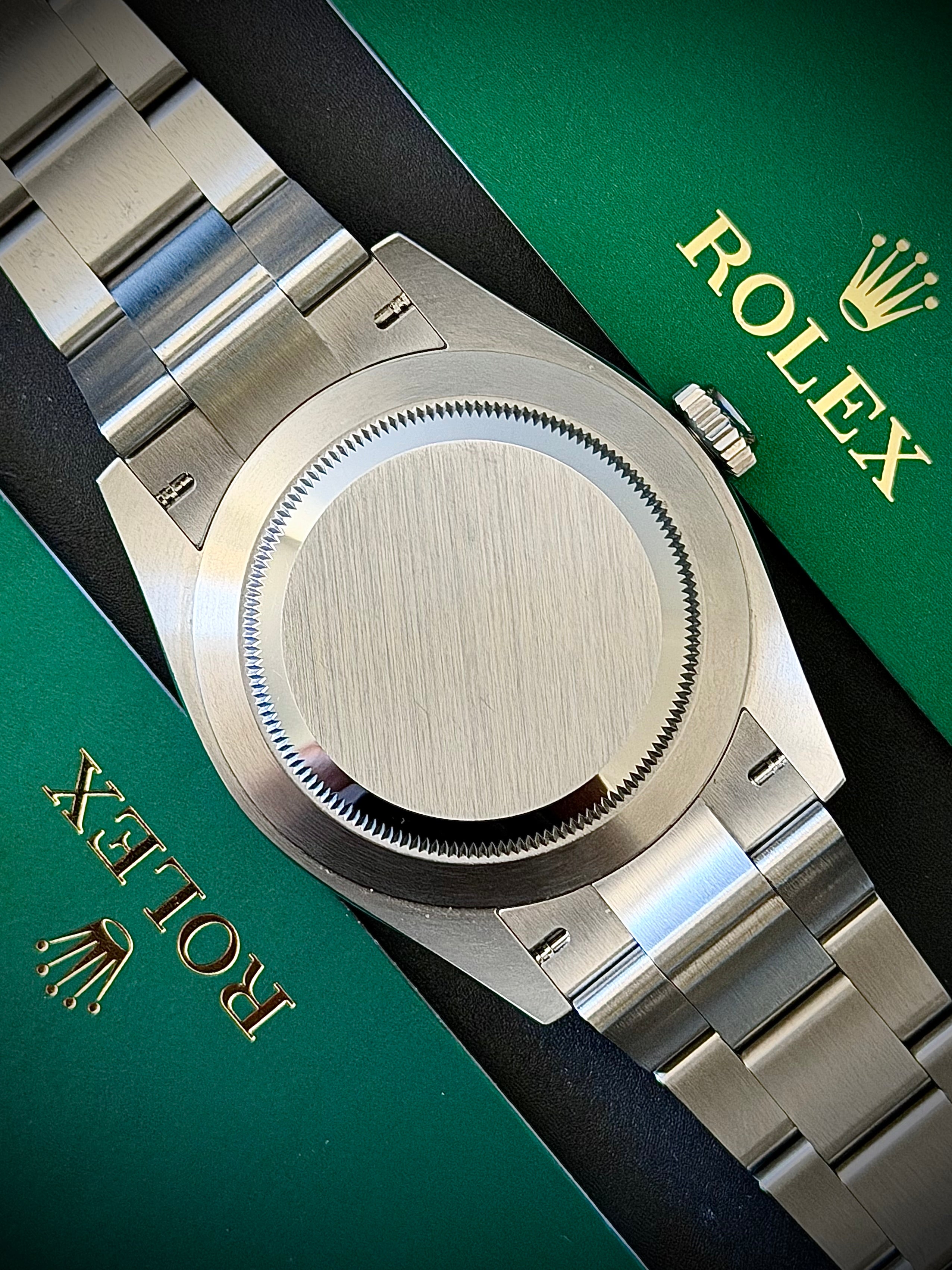2025 ROLEX OYSTER PERPETUAL 41, MATTE BLUE DIAL, FULL SET, INC GST