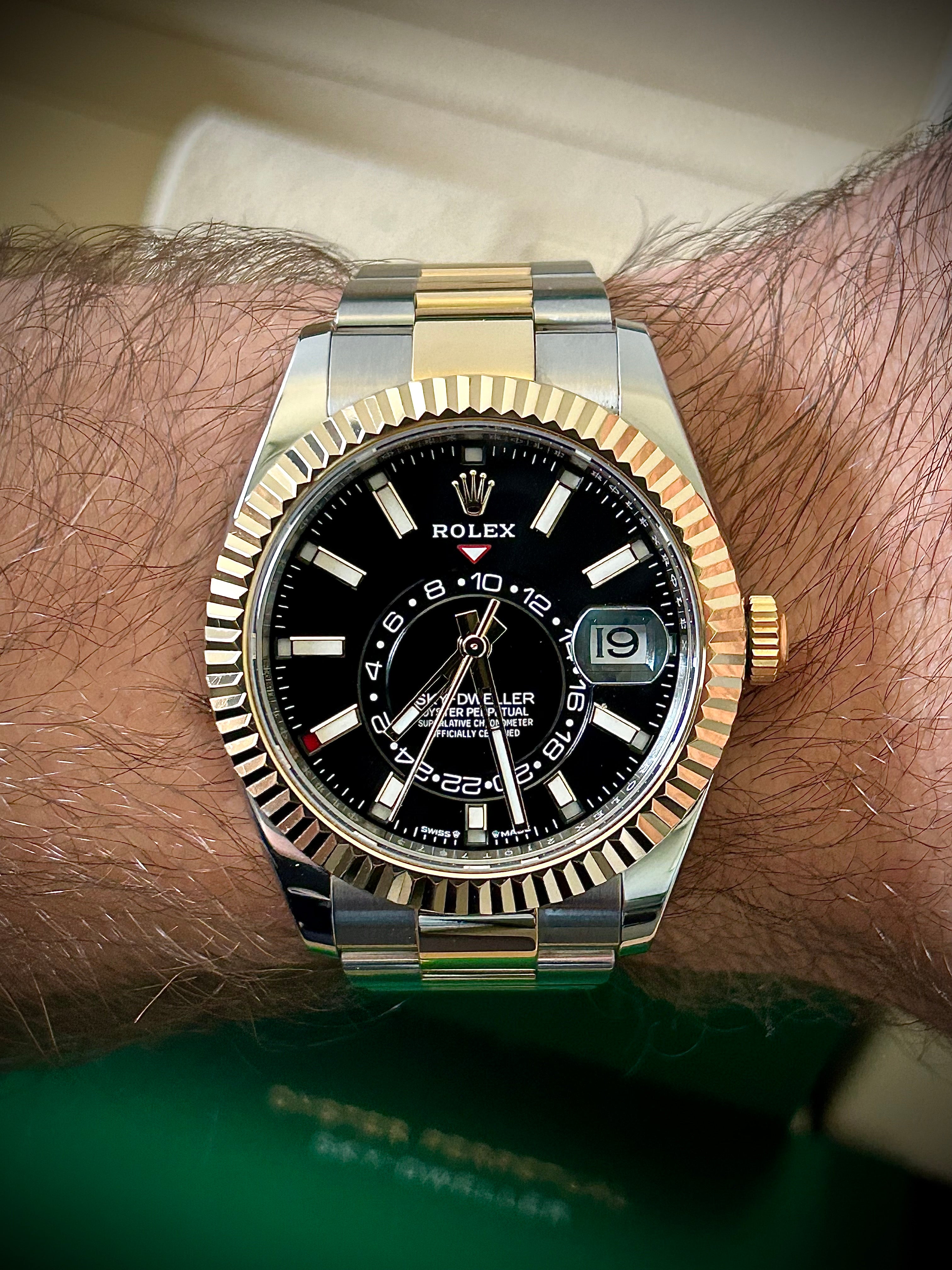 2023 ROLEX SKY DWELLER, TWO TONE, 336933, FULL SET, INC GST