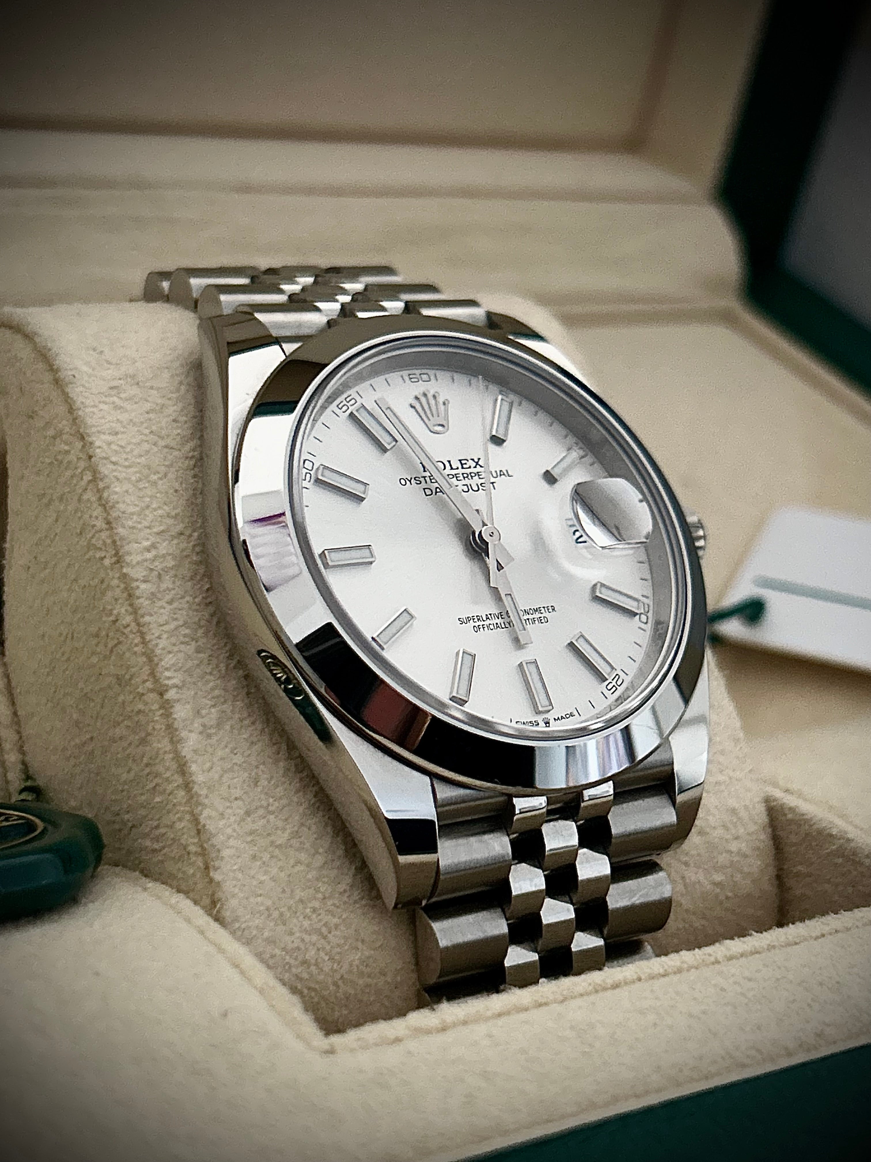 2021 ROLEX DATEJUST 41, 126300, FULL SET, INC GST