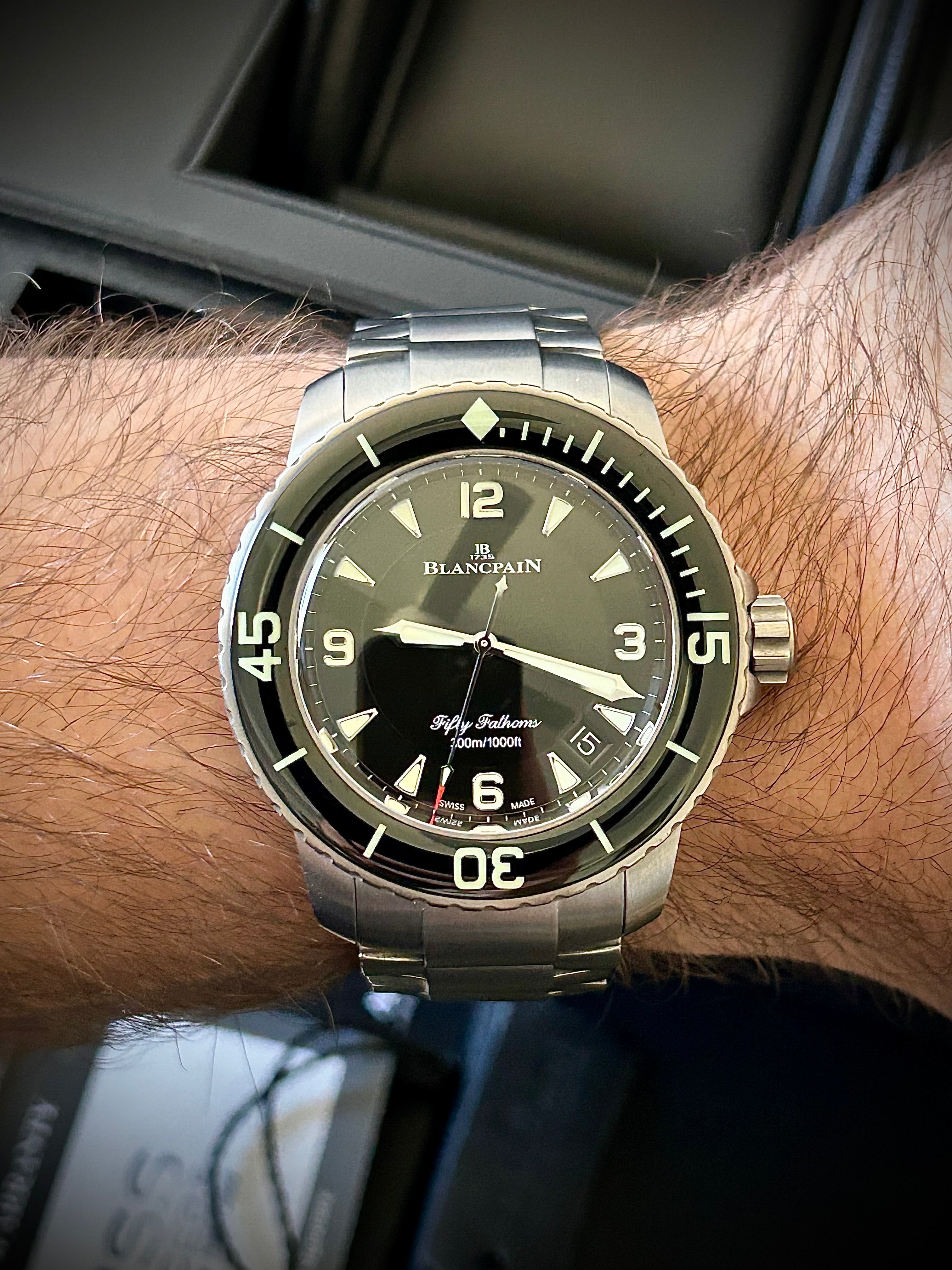 2024 BLANCPAIN FIFTY FATHOMS AUTOMATIQUE, 5015 12B30 98B, FULL SET, INC GST