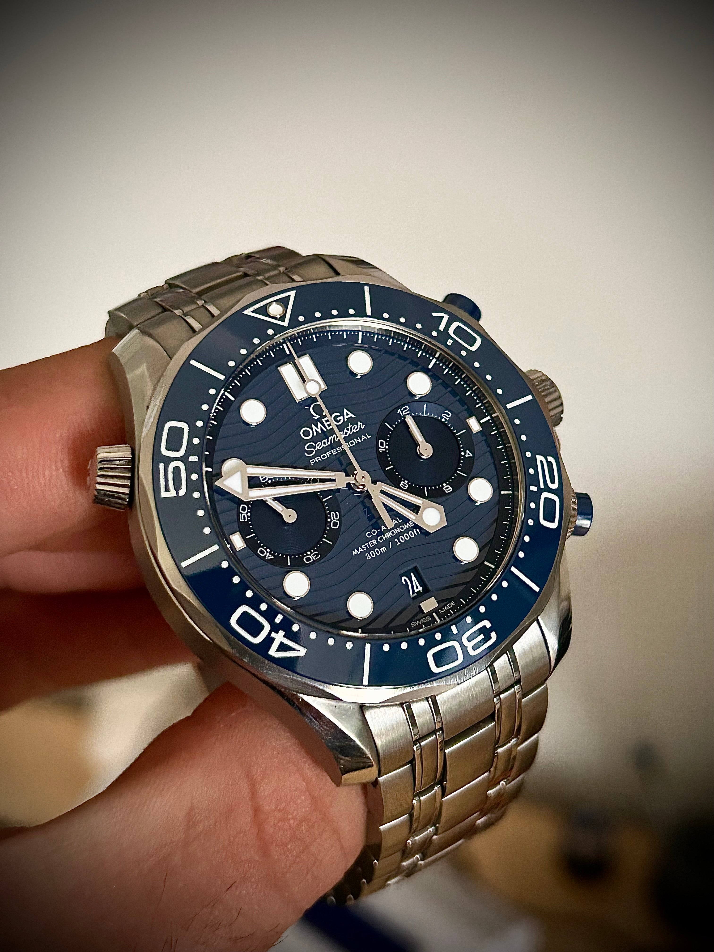 2021 OMEGA SEAMASTER CHRONOGRAPH 300M, 44MM, FULL SET, INC GST