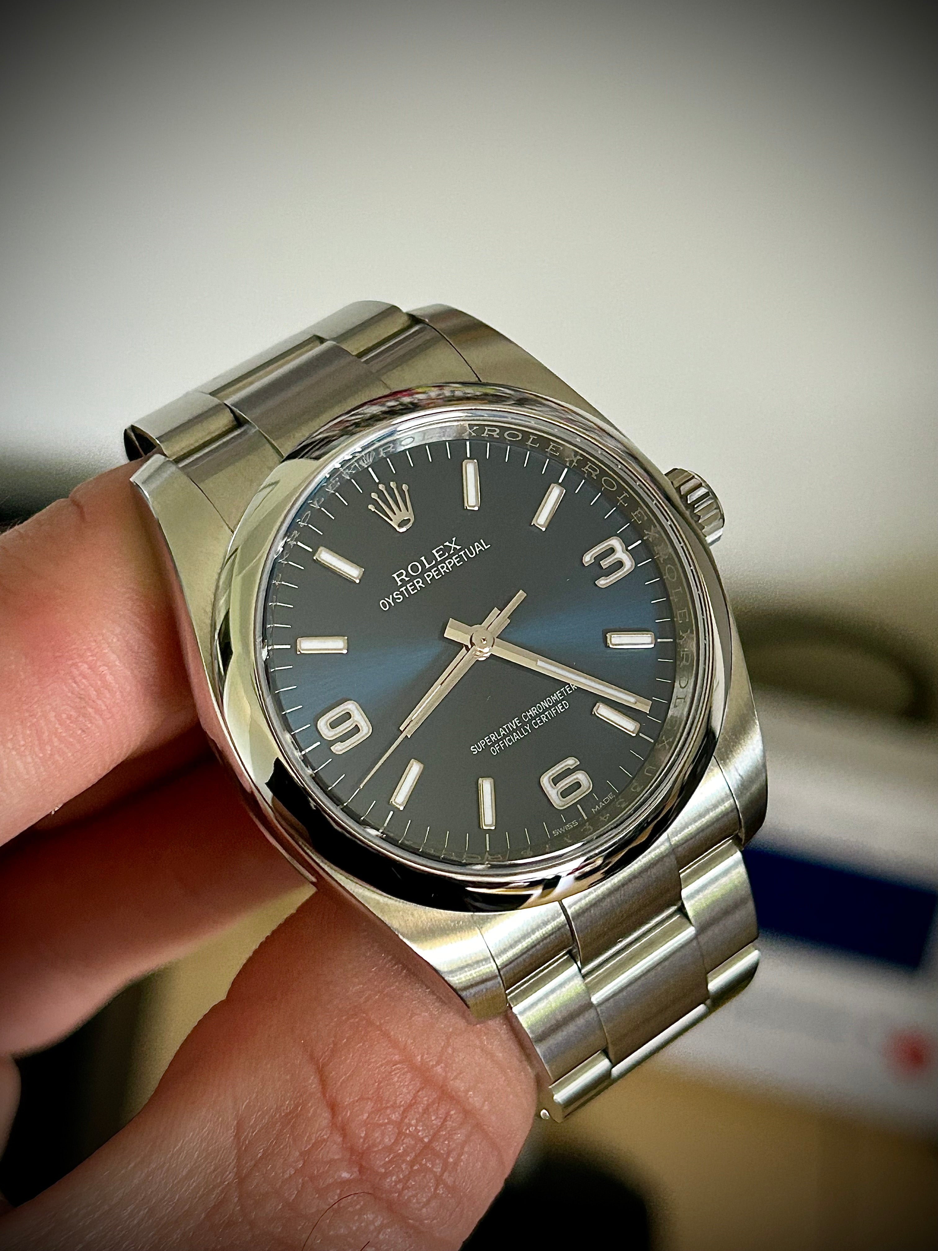 2018 ROLEX OYSTER PERPETUAL 36, FULL SET, INC GST