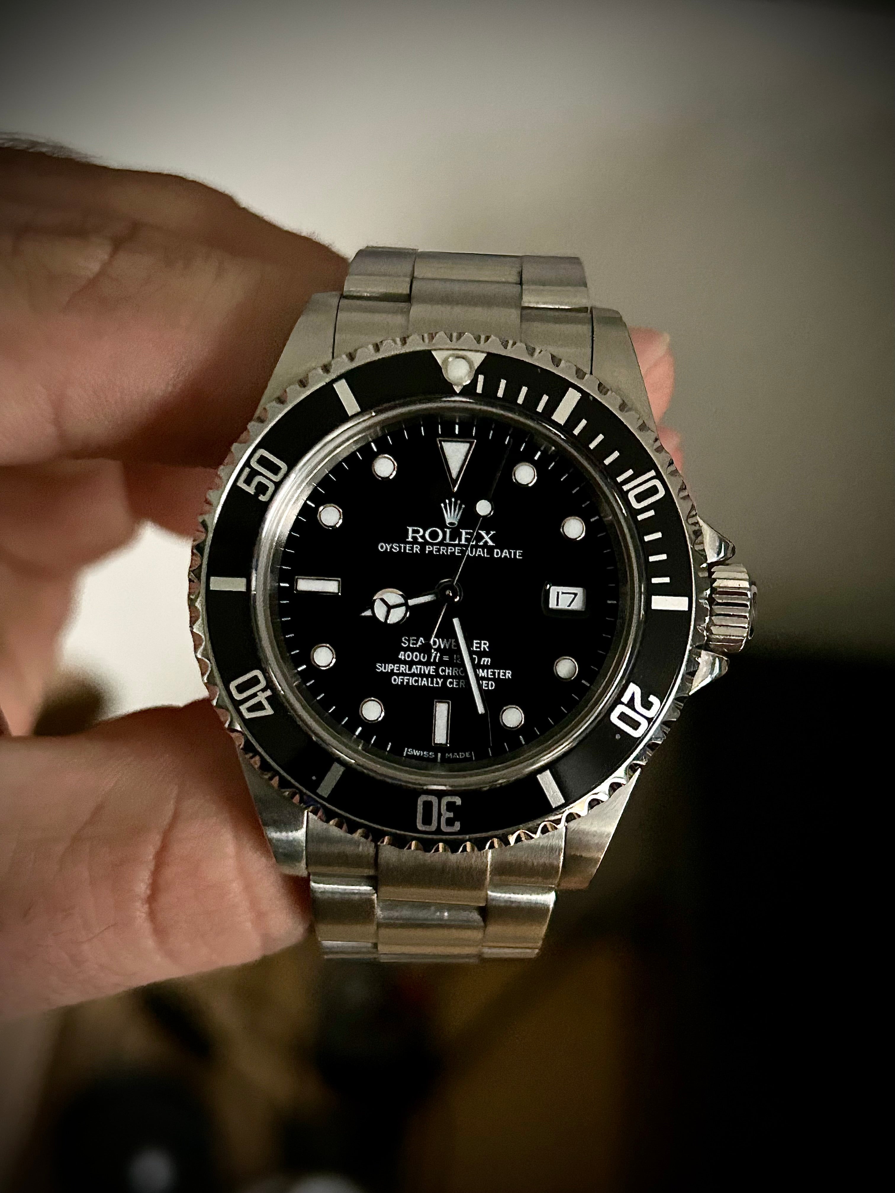 2000 ROLEX SEA-DWELLER 16600, FULL SET, INC GST