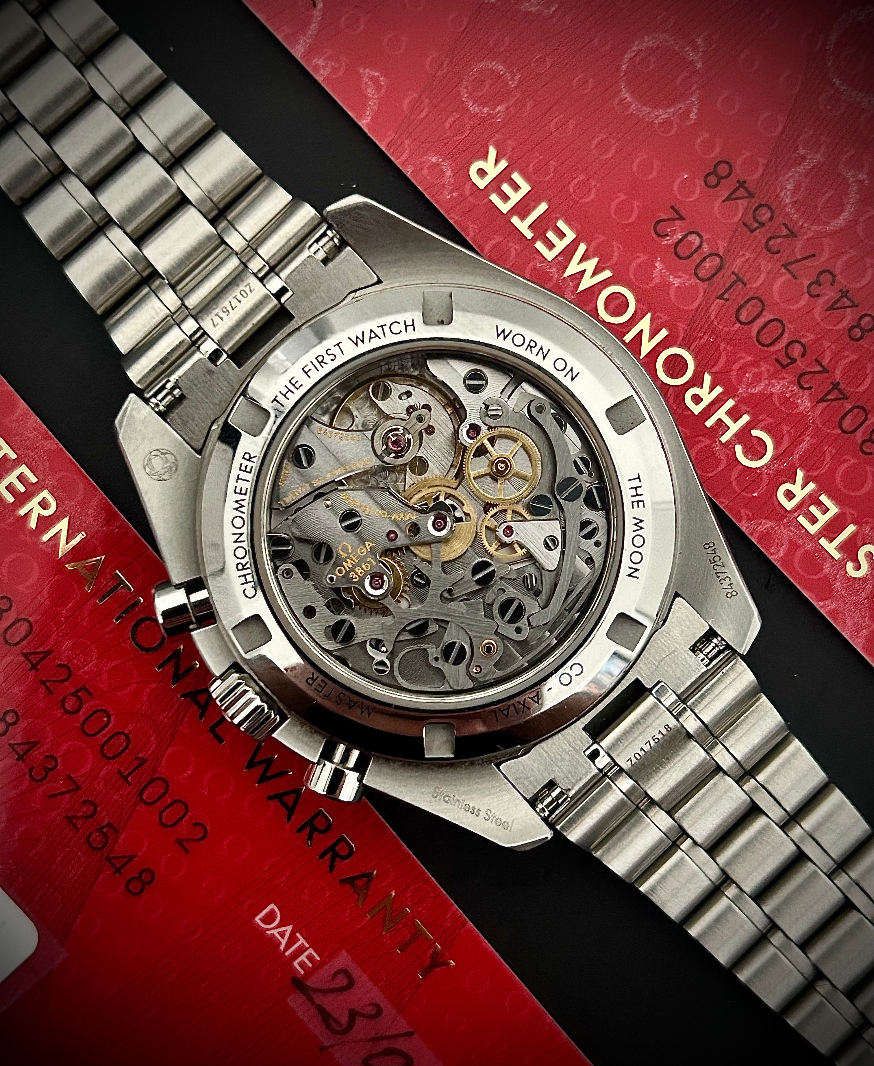 2024 OMEGA SPEEDMASTER SAPPHIRE SANDWICH, FULL SET, INC GST