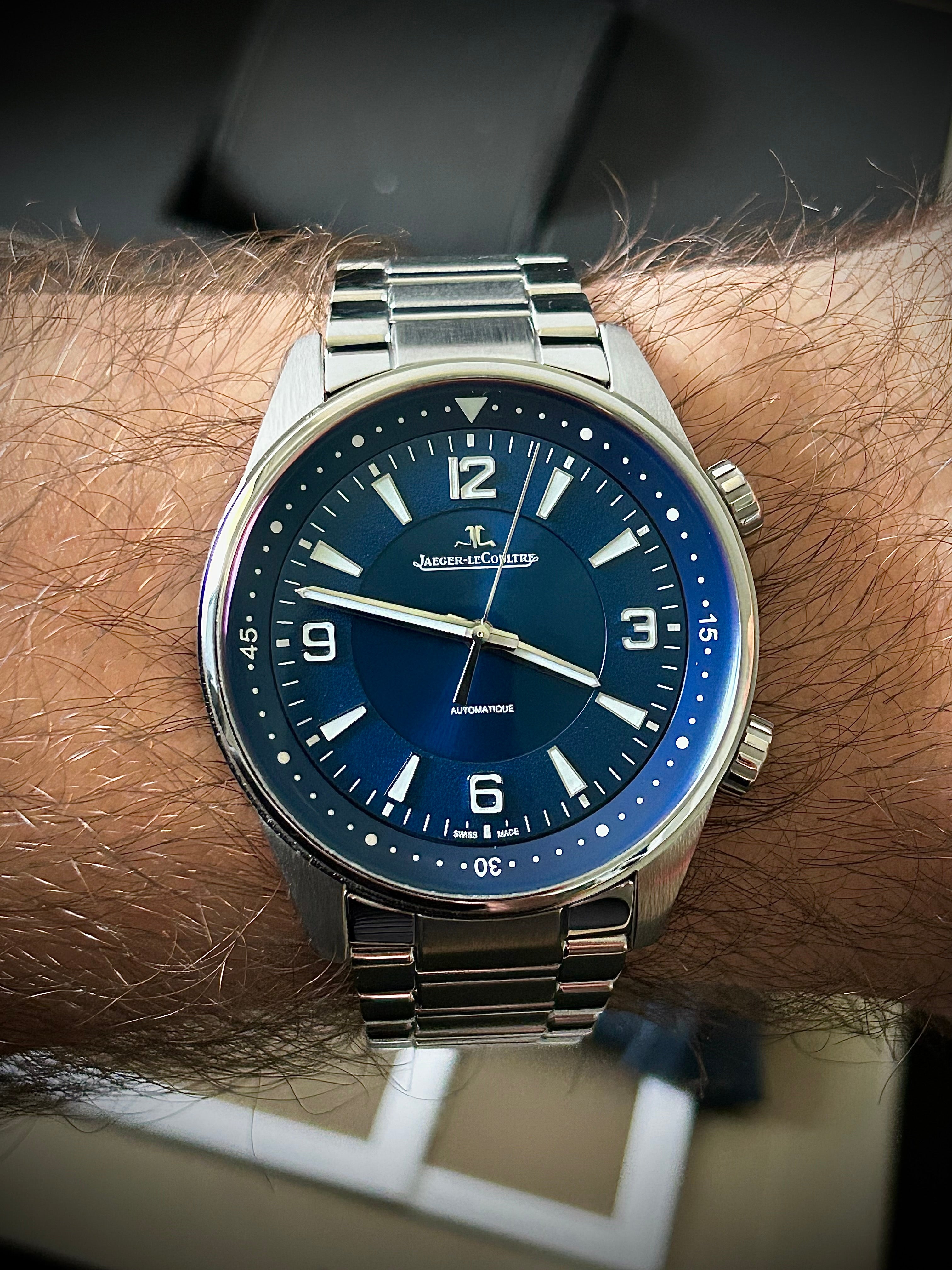 2021 JAEGER-LECOULTRE POLARIS AUTOMATIC, Q9008480, BLUE DIAL, FULL SET, INC GST