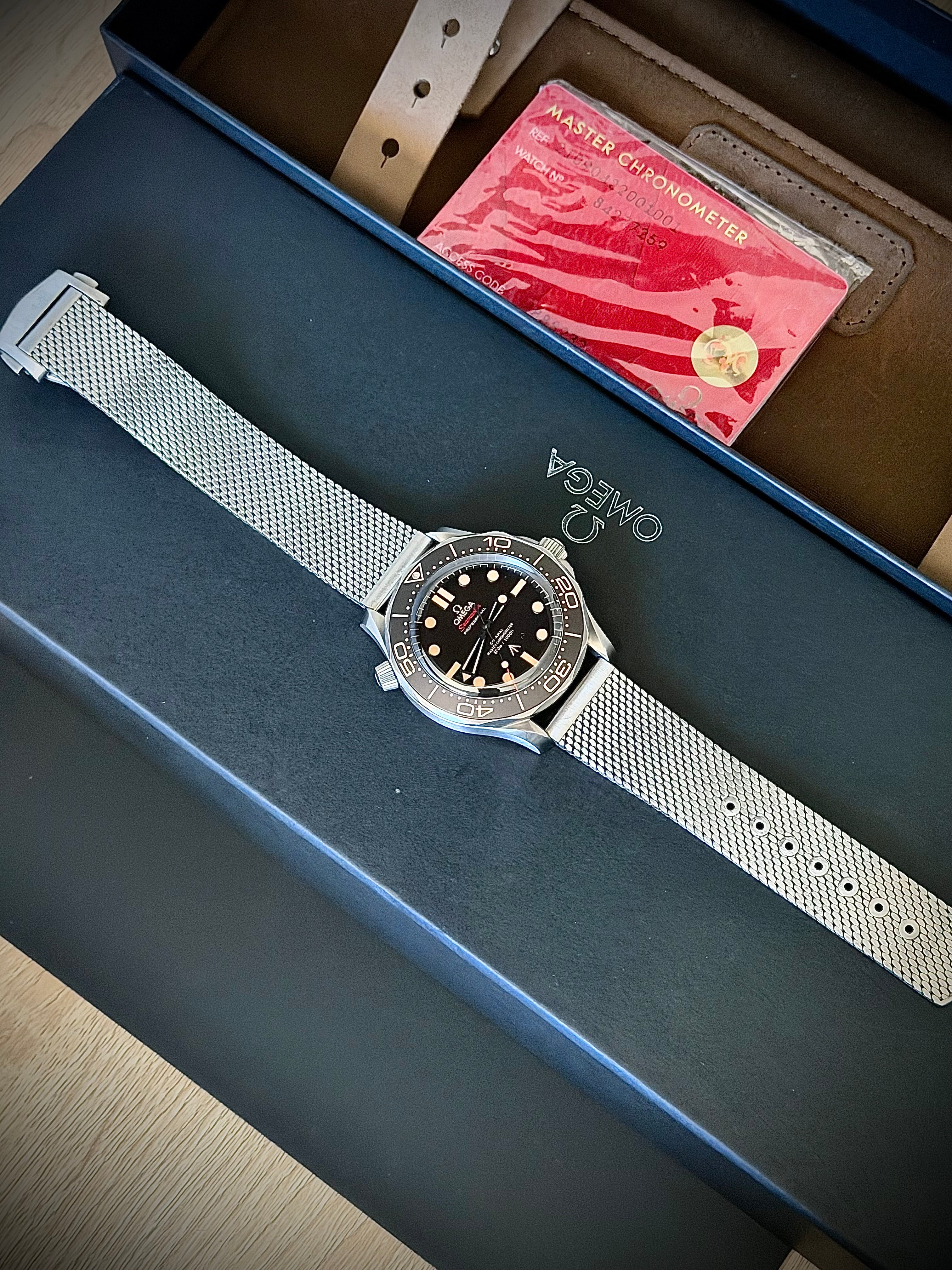 2024 OMEGA SEAMASTER 007 BOND, NO TIME TO DIE, FULL SET, INC GST