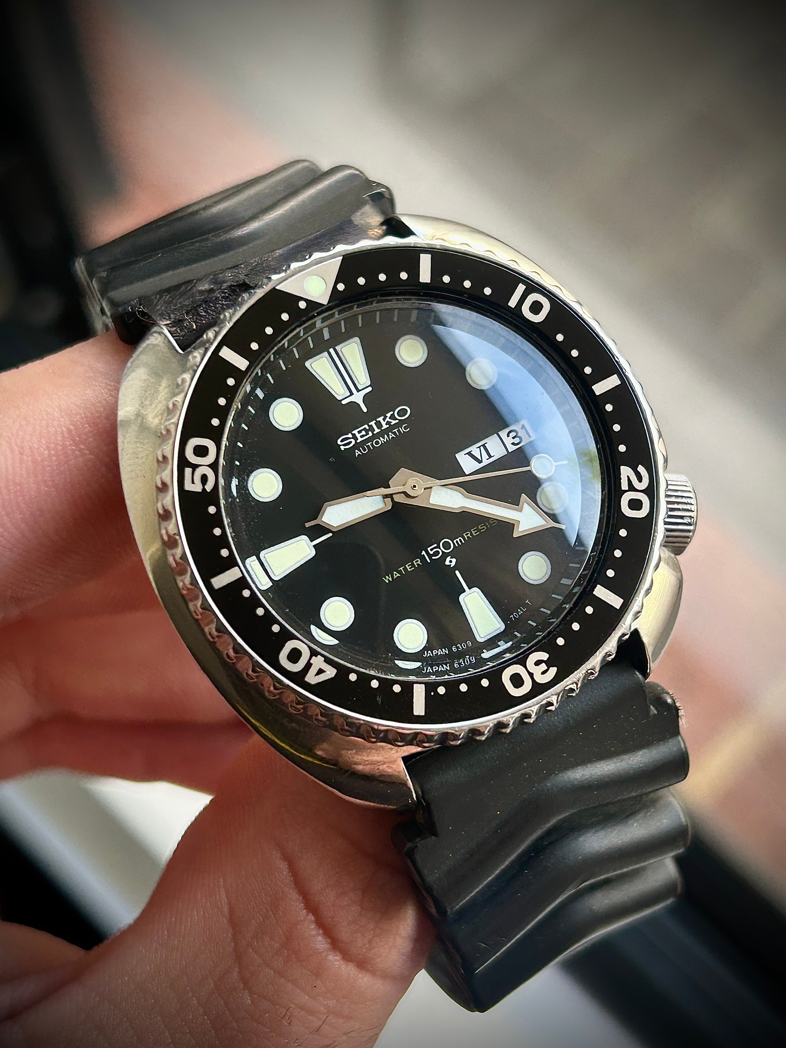 VINTAGE SEIKO AUTOMATIC DIVE WATCH, S309, WATCH ONLY