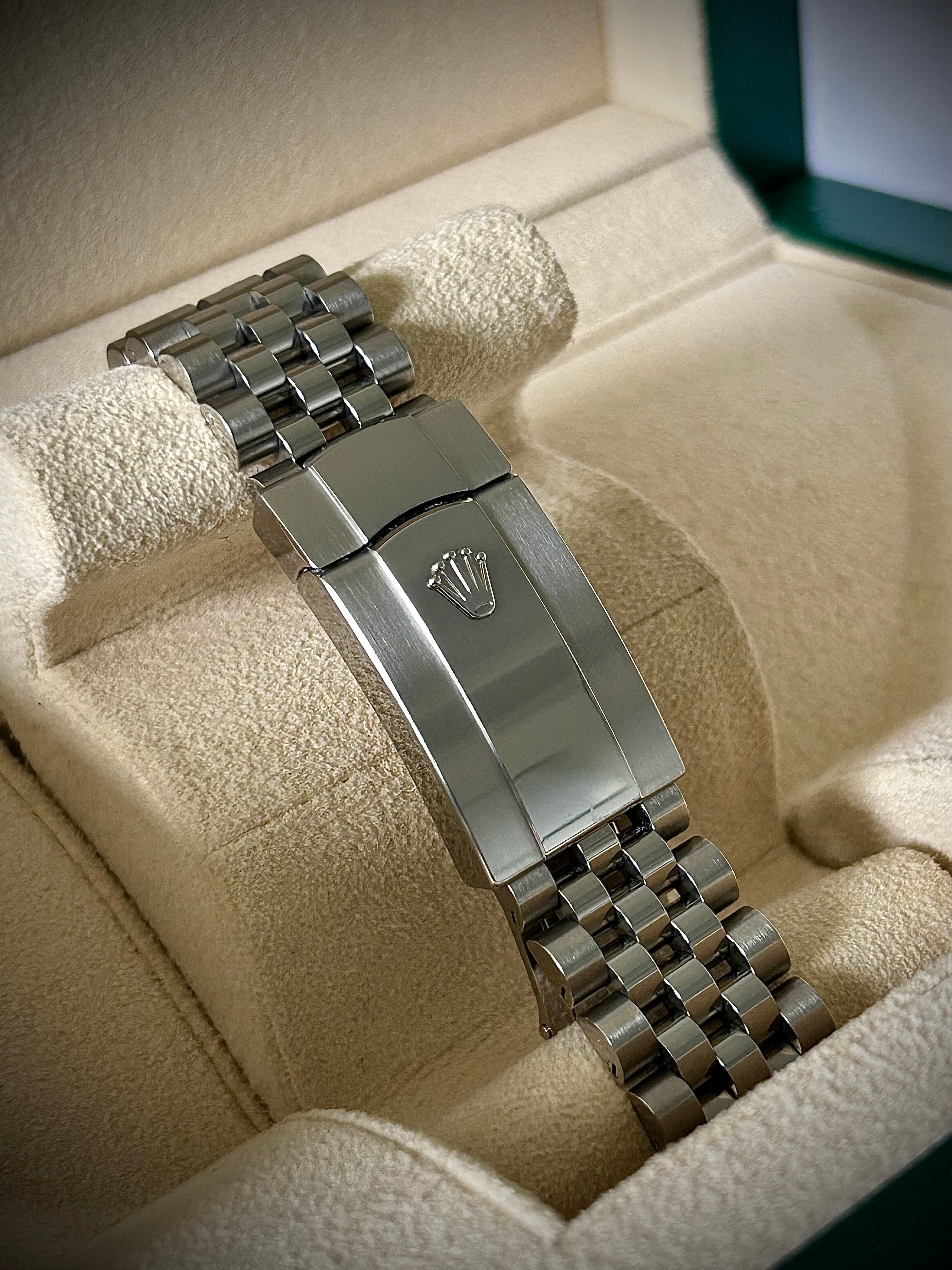 2022 ROLEX DATEJUST 36, 126234, BLUE MOTIF DIAL, FULL SET, INC GST