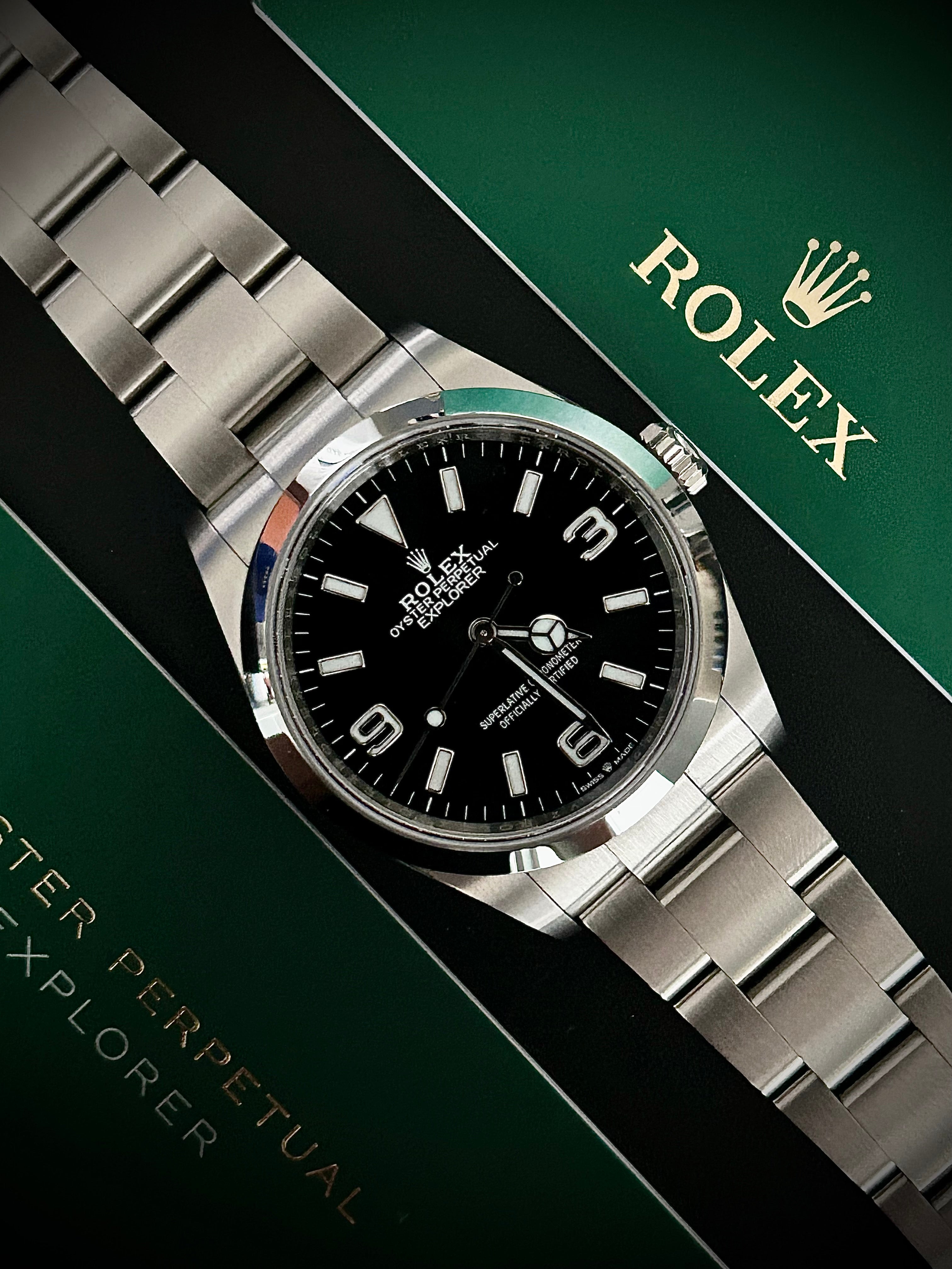 2022 ROLEX EXPLORER, 224270, FULL SET, INC GST