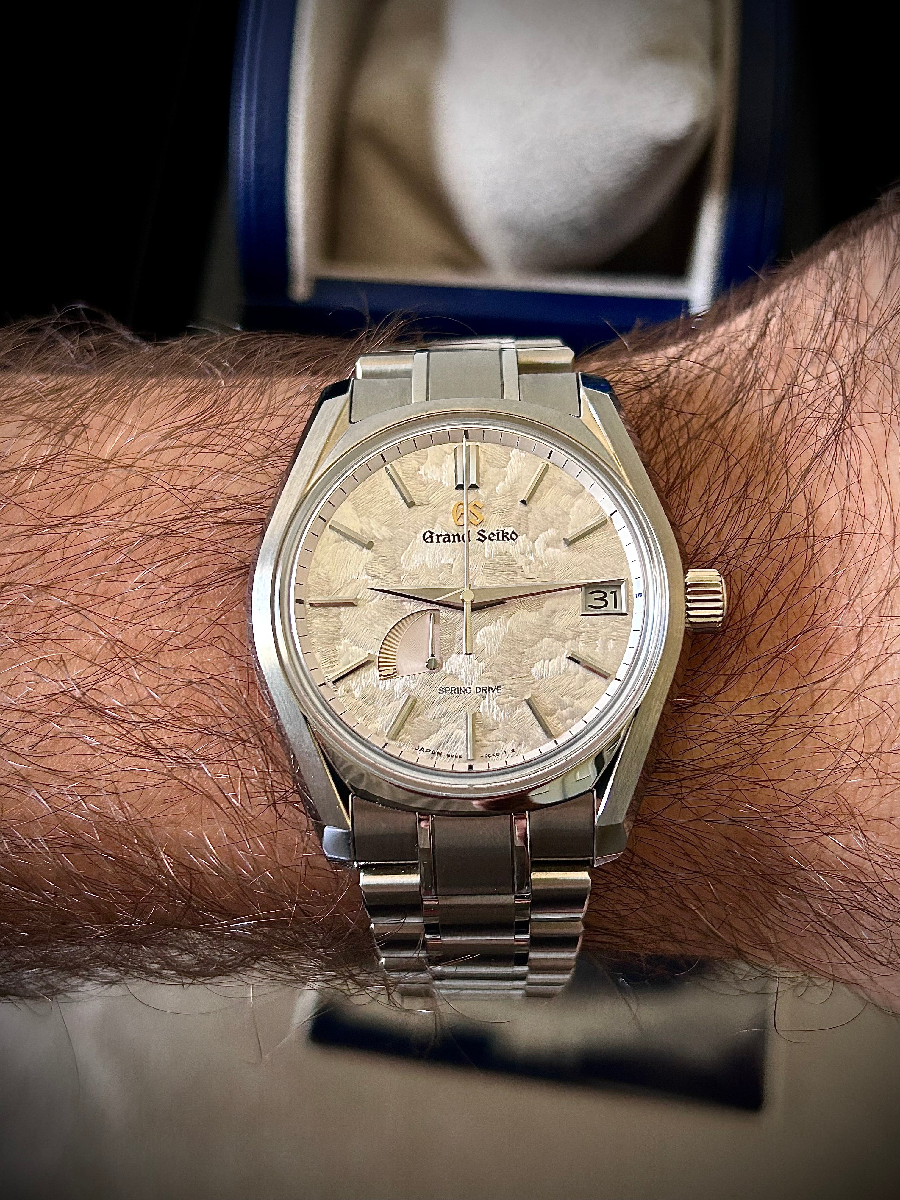 2024 GRAND SEIKO HERITAGE SPRING DRIVE, SHUNBUN, SBGA413, FULL SET, INC GST