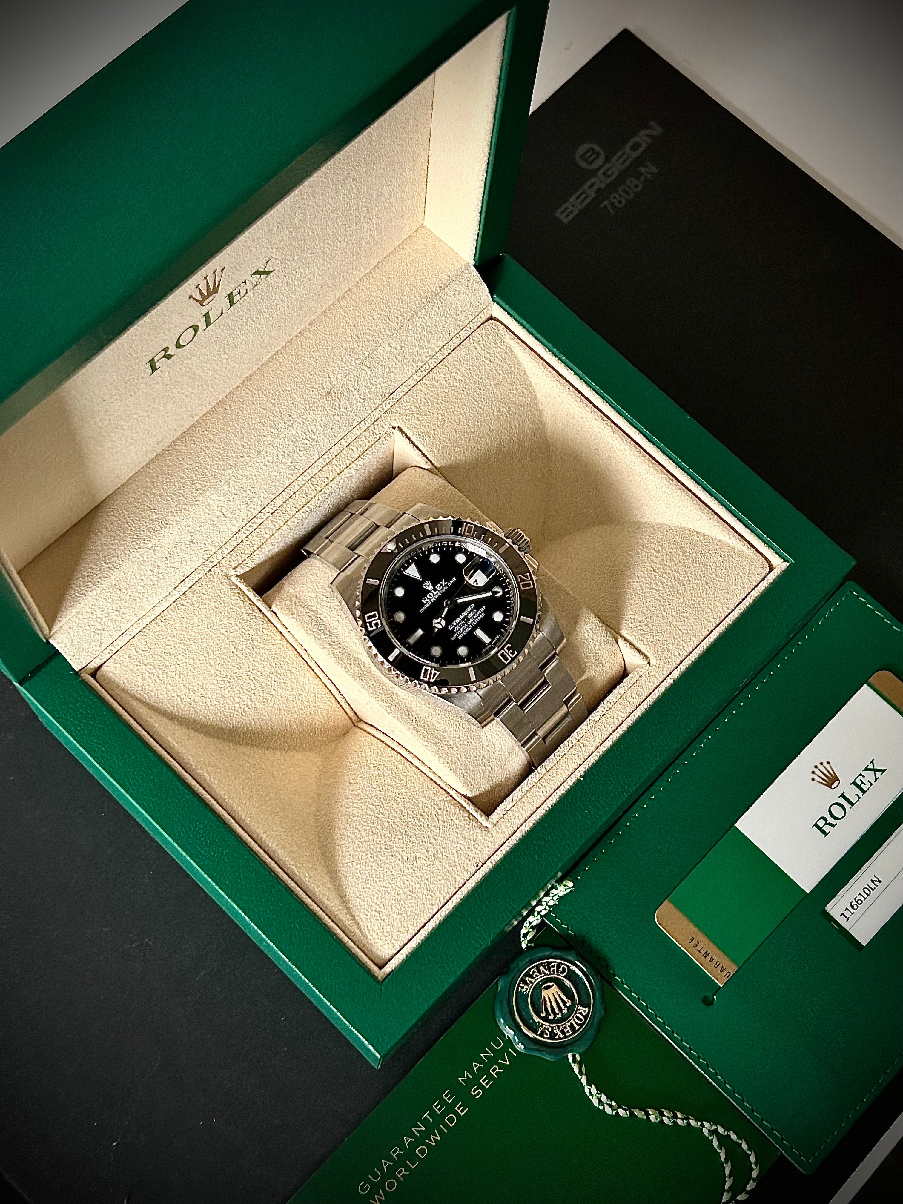2019 ROLEX SUBMARINER DATE 116610LN, BOX AND PAPERS, INC GST