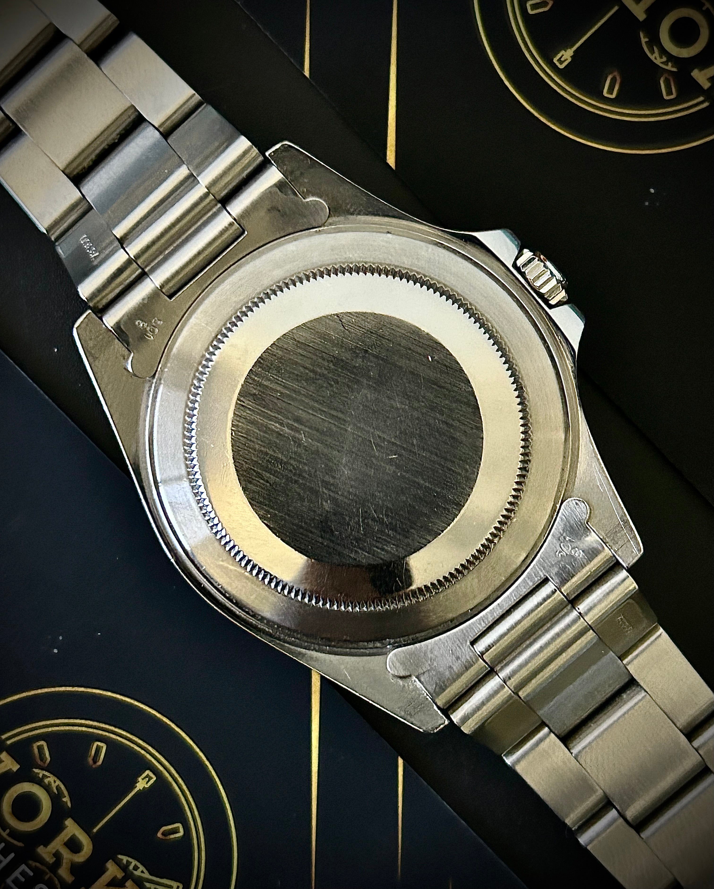 1991 ROLEX GMT MASTER II, FADED COKE BEZEL, PATINA, 16710, BOX AND BOOKLETS, INC GST