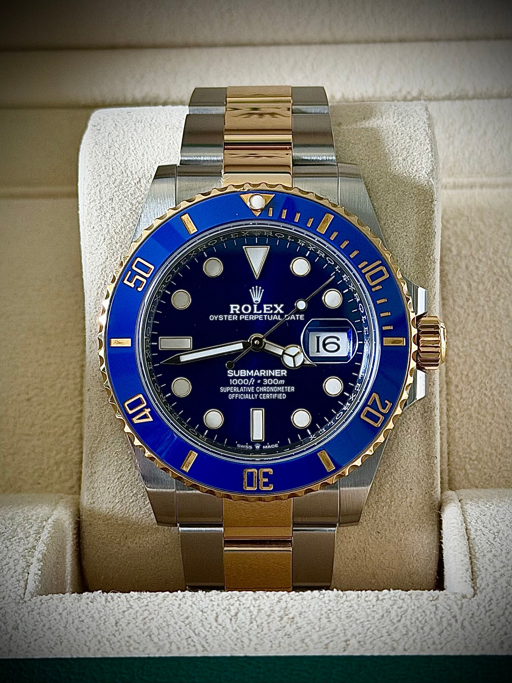 2023 ROLEX SUBMARINER DATE “BLUESY”, 126613LB, FULL SET, INC GST