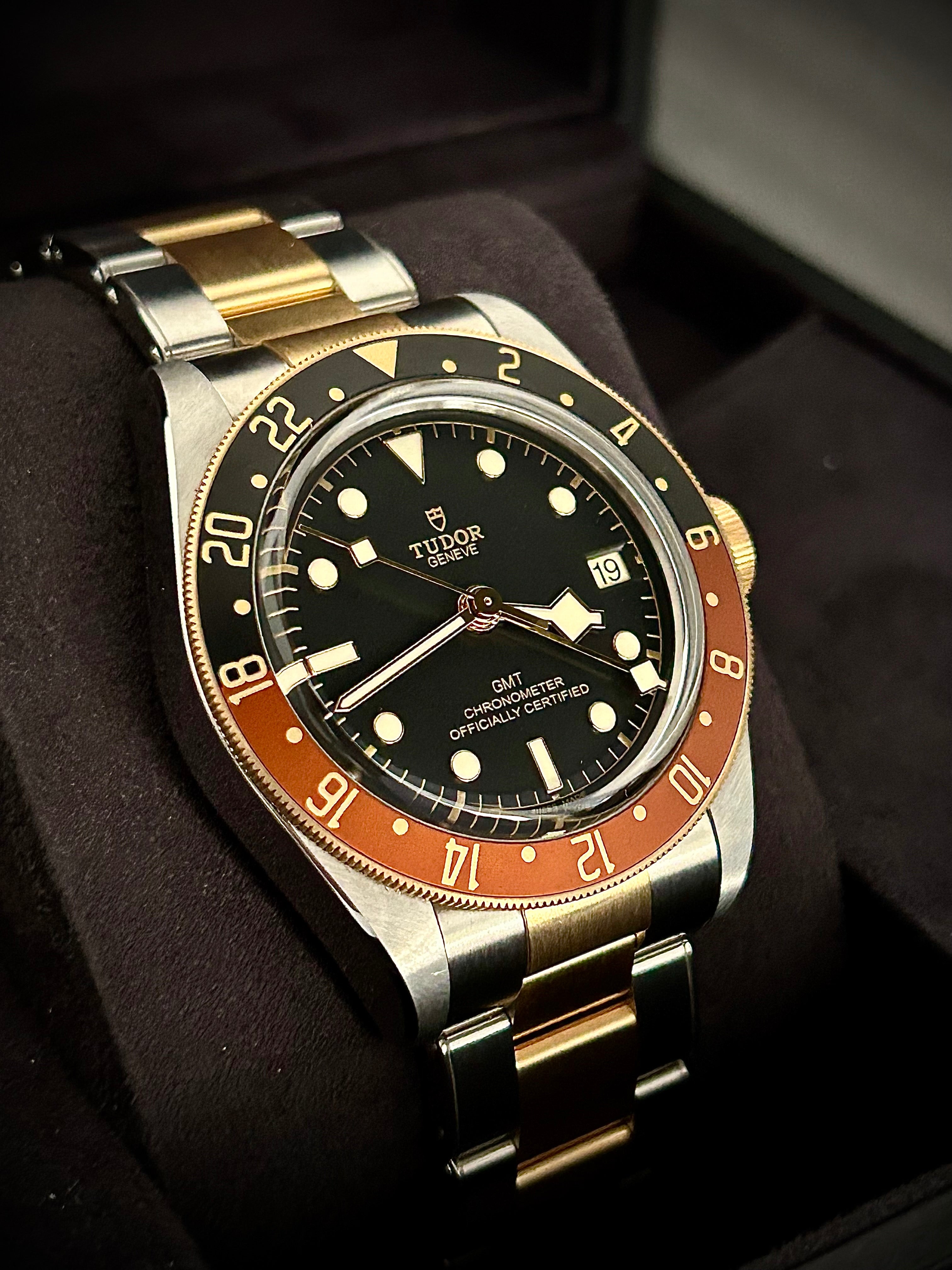 2023 TUDOR BLACK BAY 41 S&G, ROOTBEER, FULL SET, INC GST