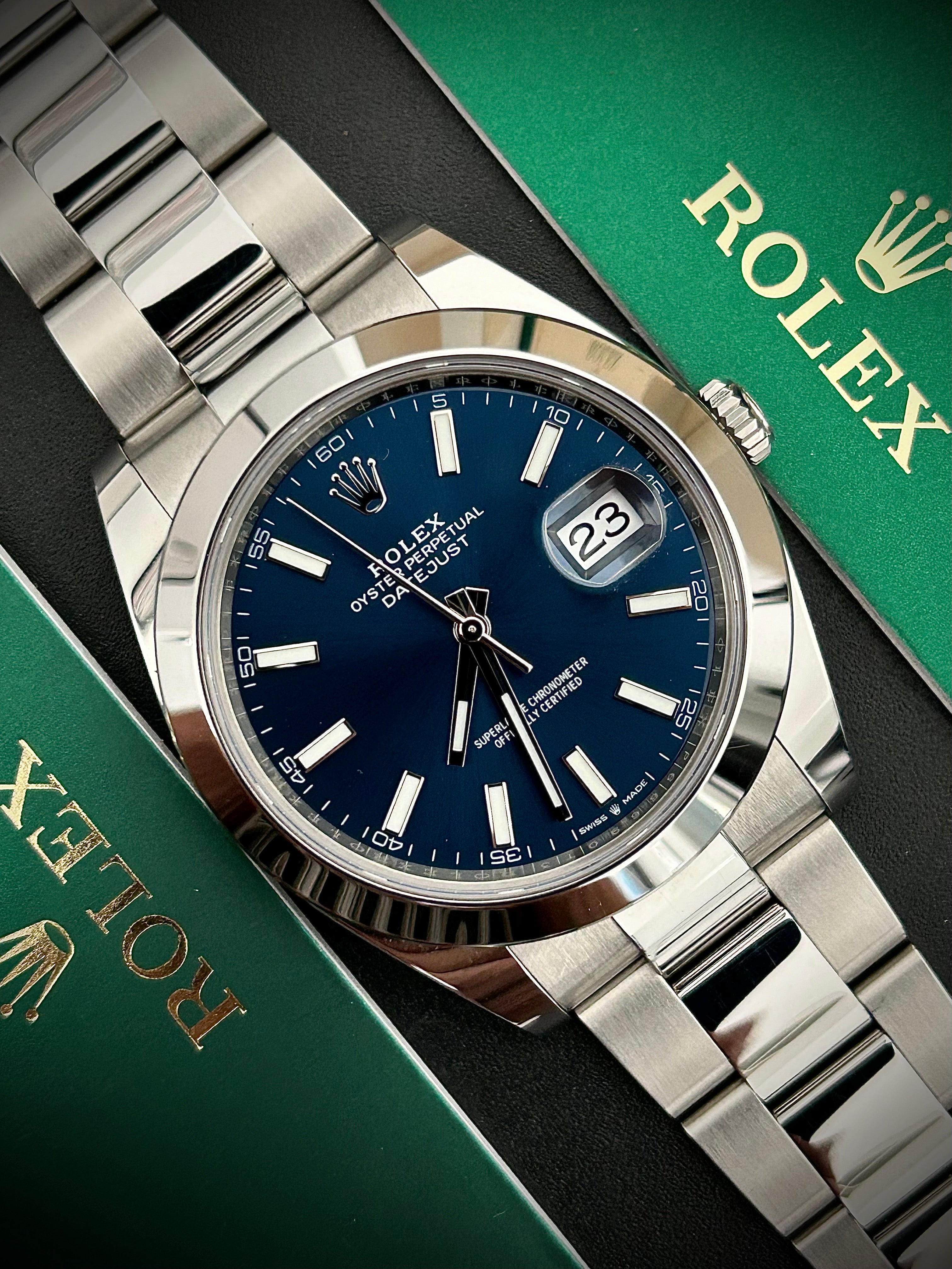 2022 ROLEX DATEJUST 41, 126300, FULL SET, INC GST