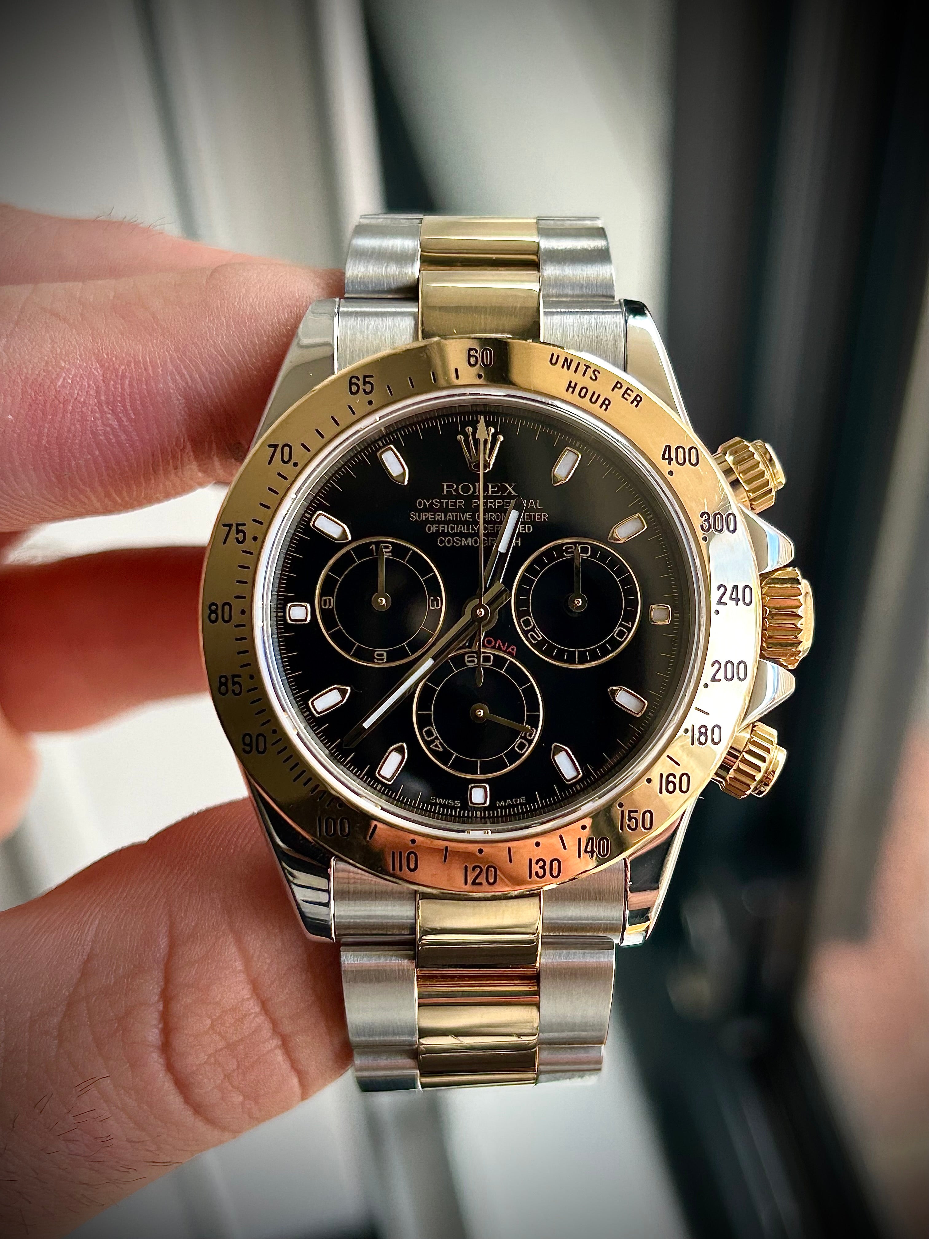 2005 ROLEX COSMOGRAPH DAYTONA, 116523, FULL SET, INC GST
