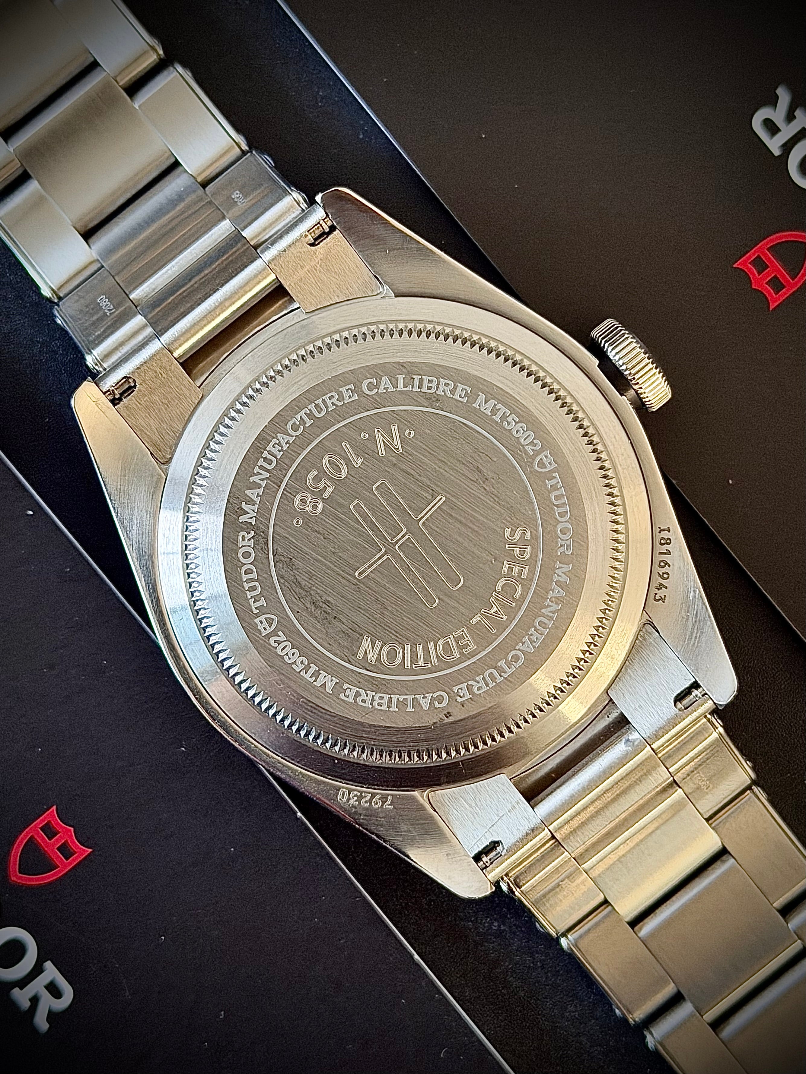 2018 TUDOR BLACK BAY HARRODS, 41MM, M79230G, FULL SET, INC GST