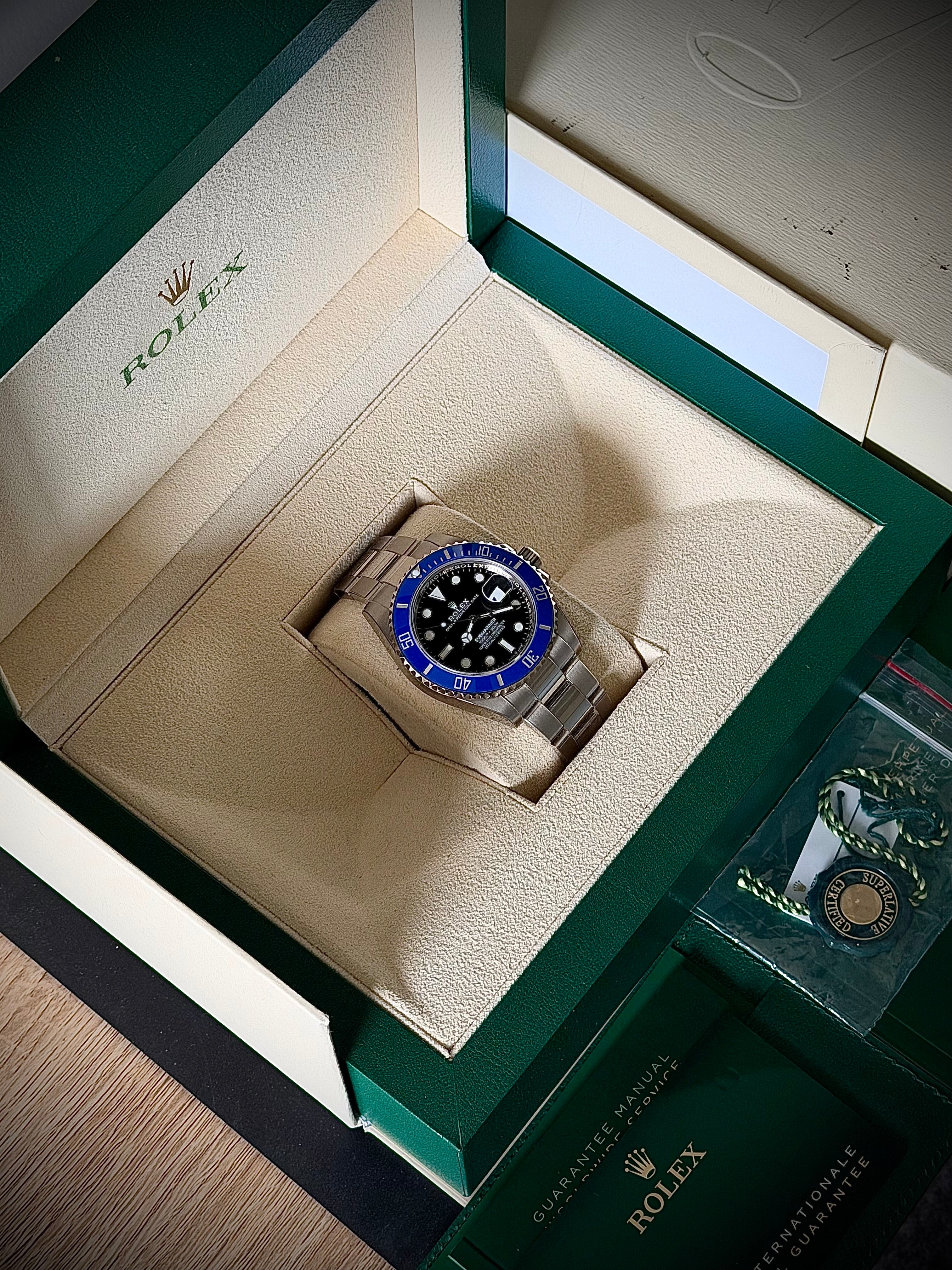 2023 ROLEX SUBMARINER DATE, 126619LB, COOKIE MONSTER, FULL SET, INC GST