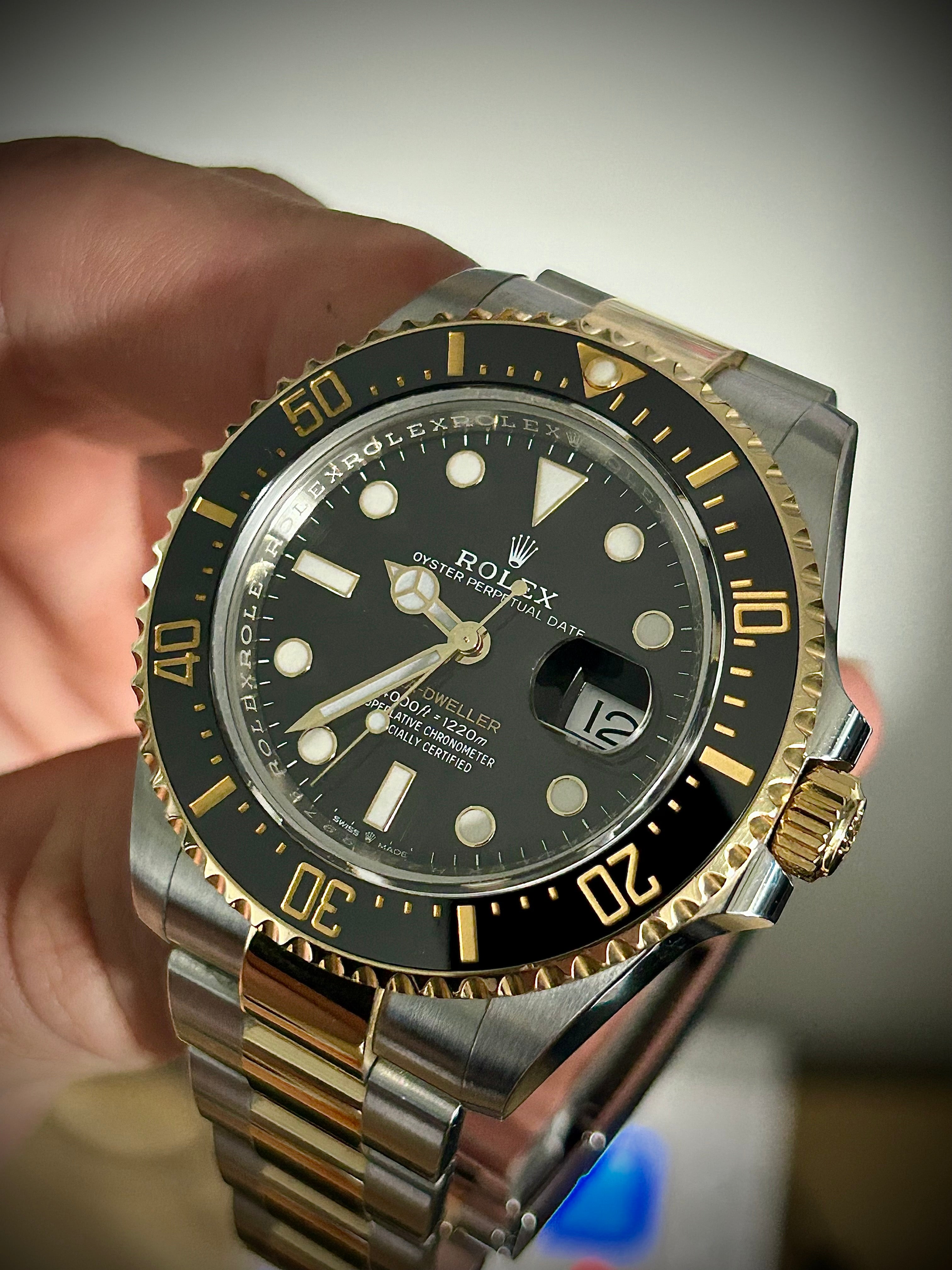 2019 ROLEX SEA DWELLER, TWO TONE, 126603, FULL SET, INC GST