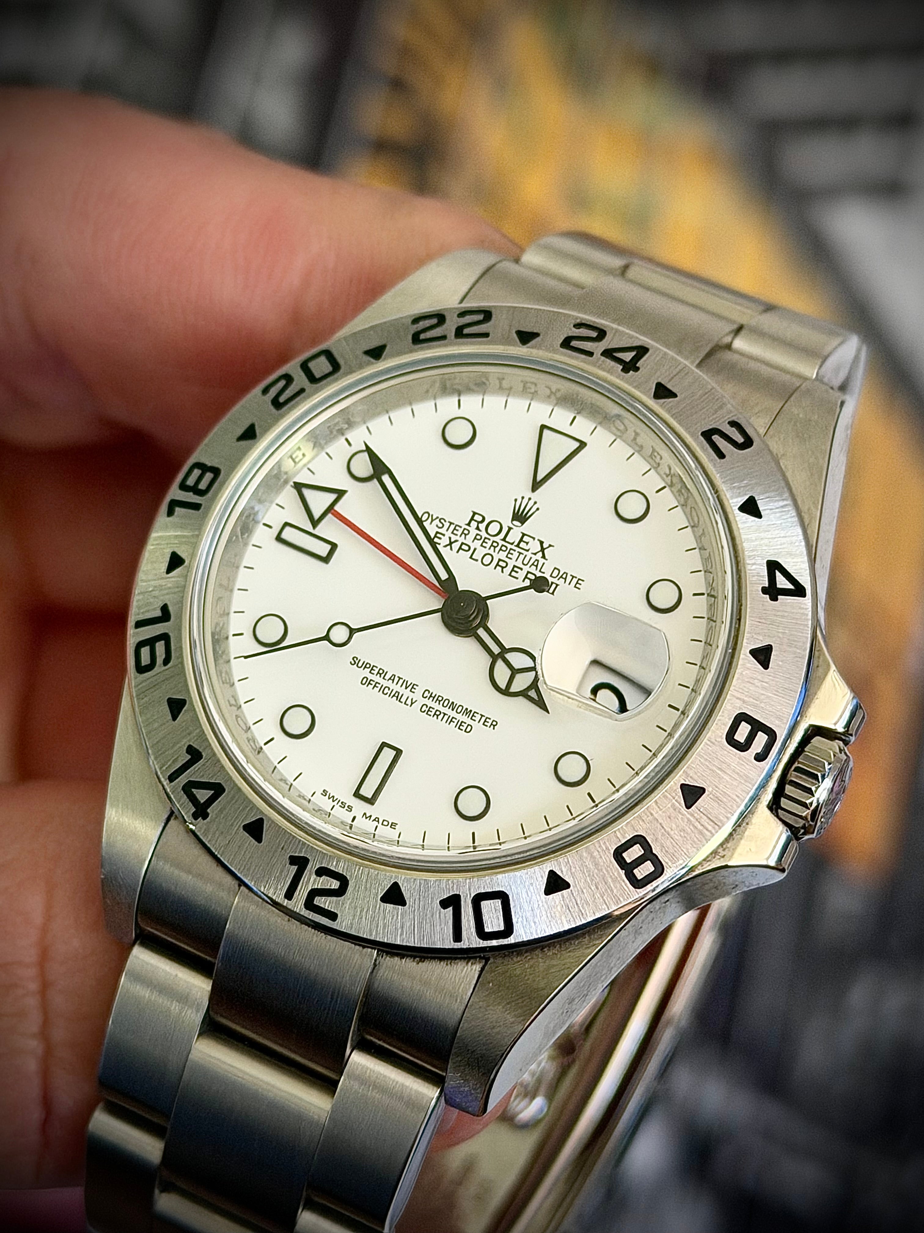 2011 ROLEX EXPLORER II “POLAR”, 16570, CALIBRE 3186, BOX, BOOKLETS & ORIGINAL AD INVOICE, INC GST