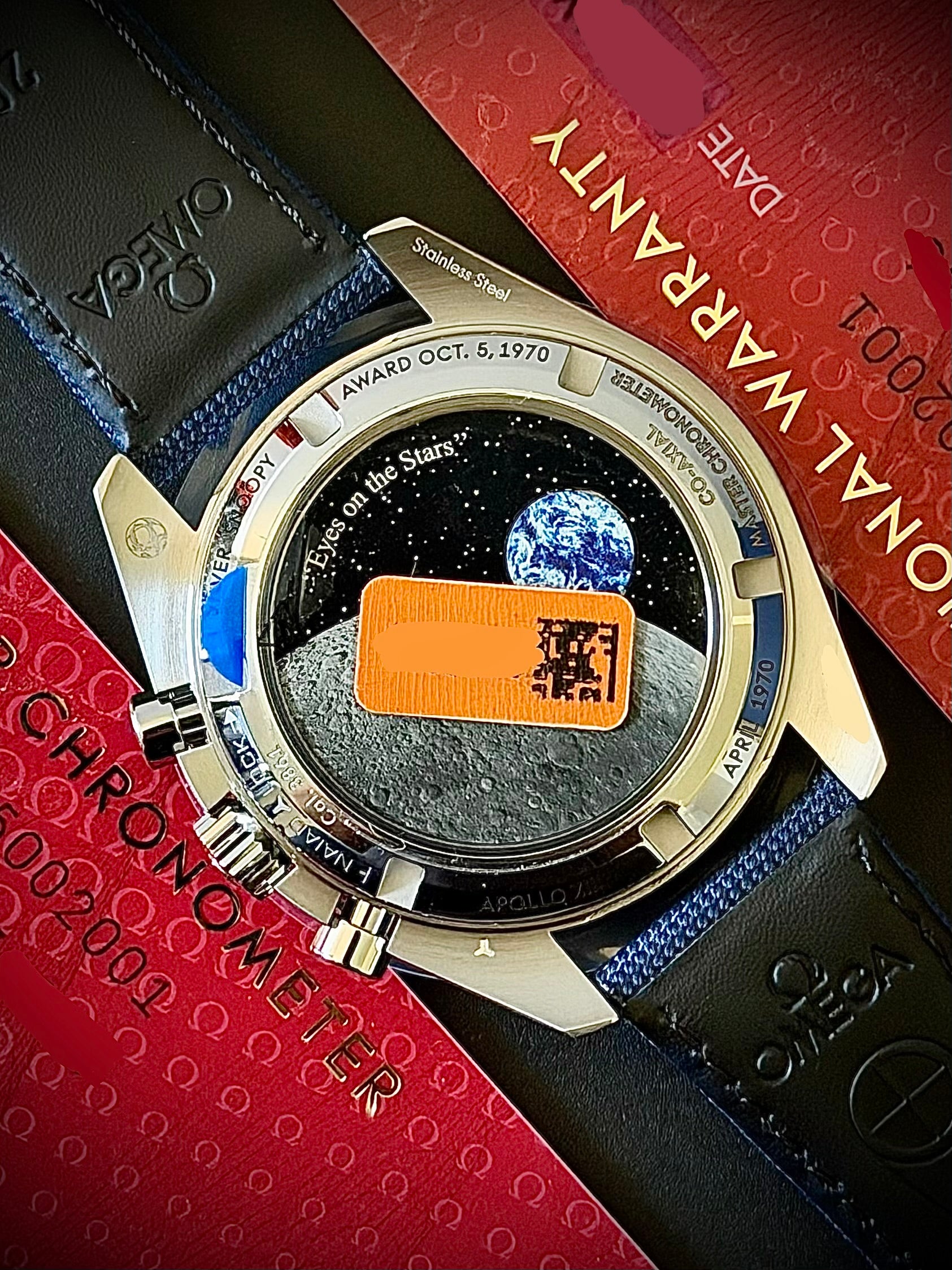 2026 OMEGA SPEEDMASTER SILVER SNOOPY AWARD 50TH ANNIVERSARY, BRAND NEW UNWORN, STICKERED, FULL SET, INC GST