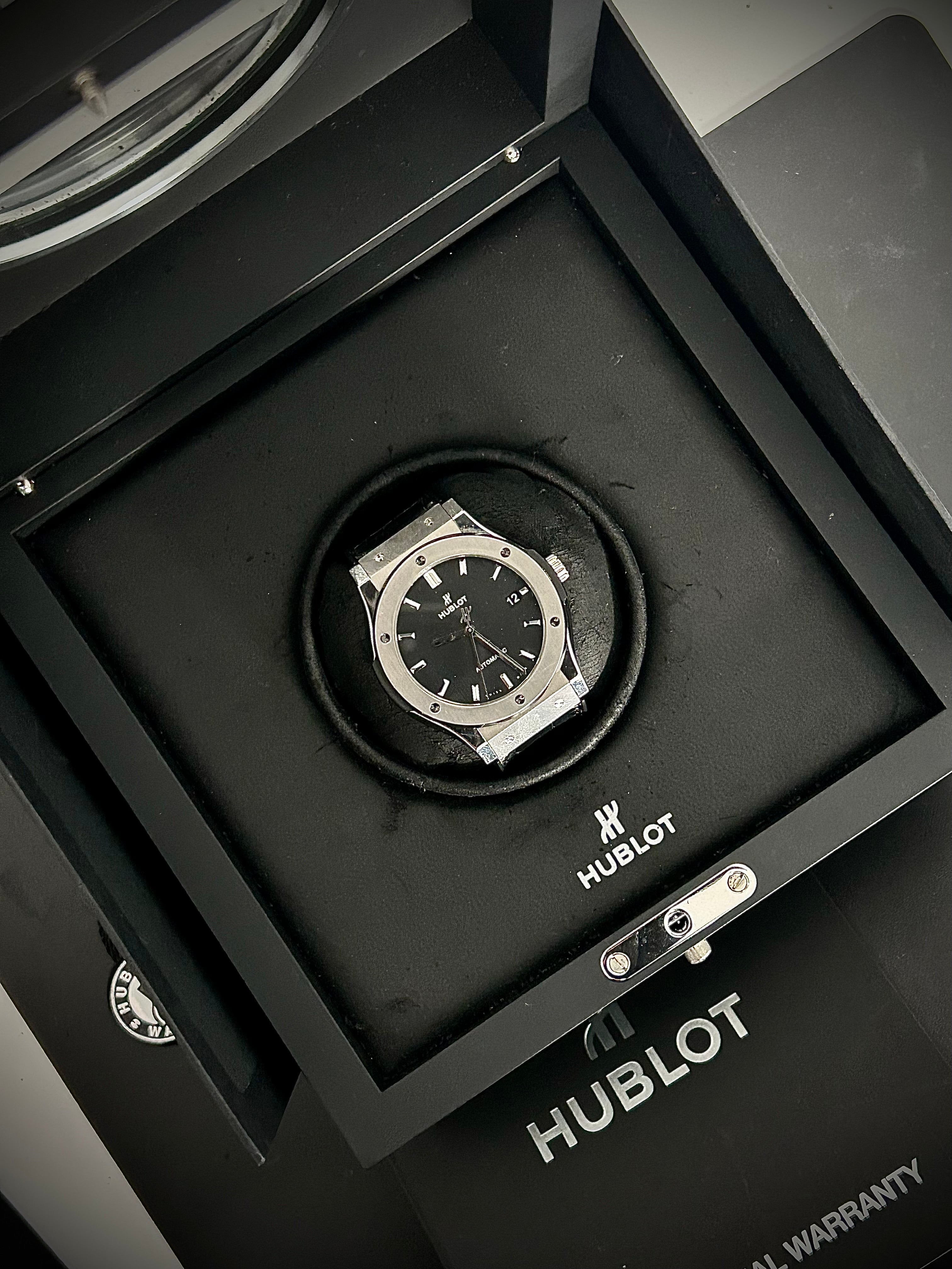 2018 HUBLOT CLASSIC FUSION 45MM, FULL SET, INC GST