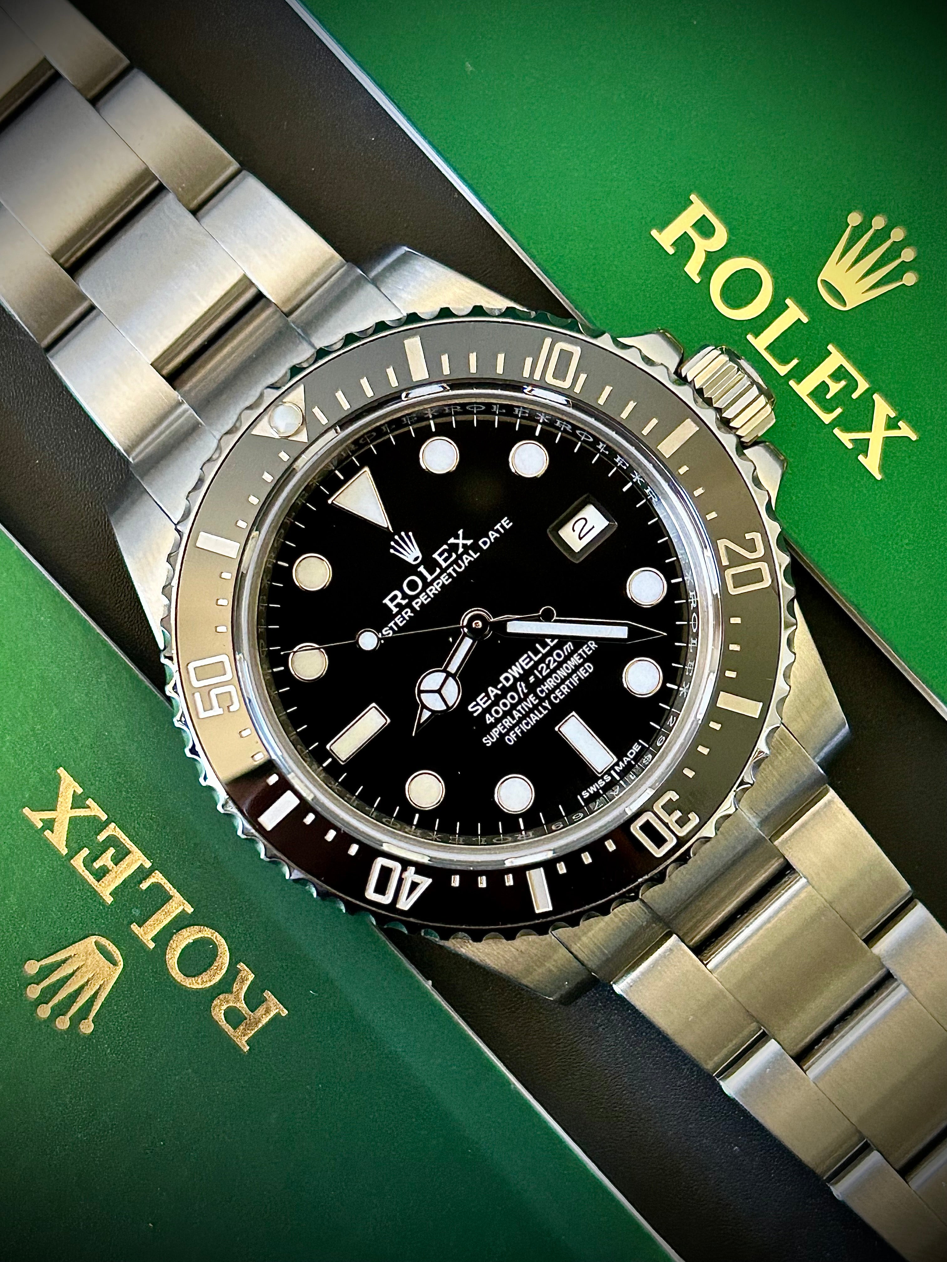 2016 ROLEX SEA-DWELLER 4000, 116600, FULL SET, INC GST