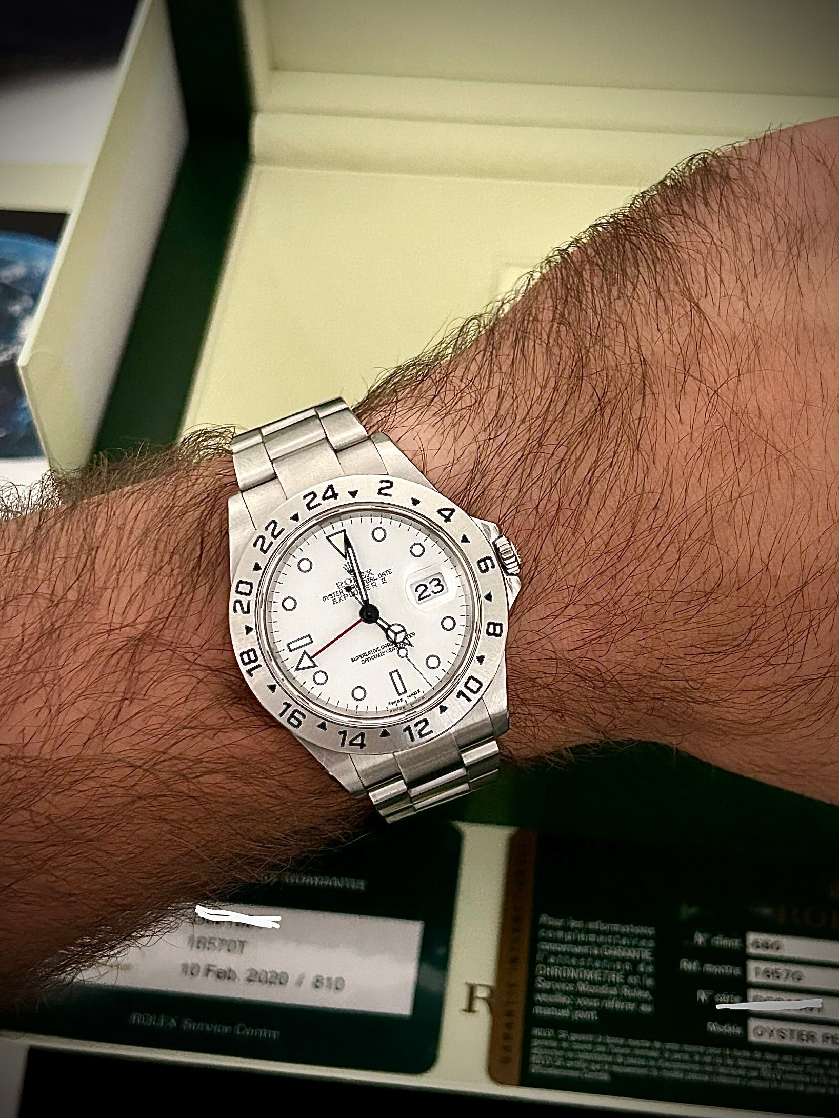 2007 ROLEX EXPLORER II “POLAR” 16570, RSC SERVICE, INC GST