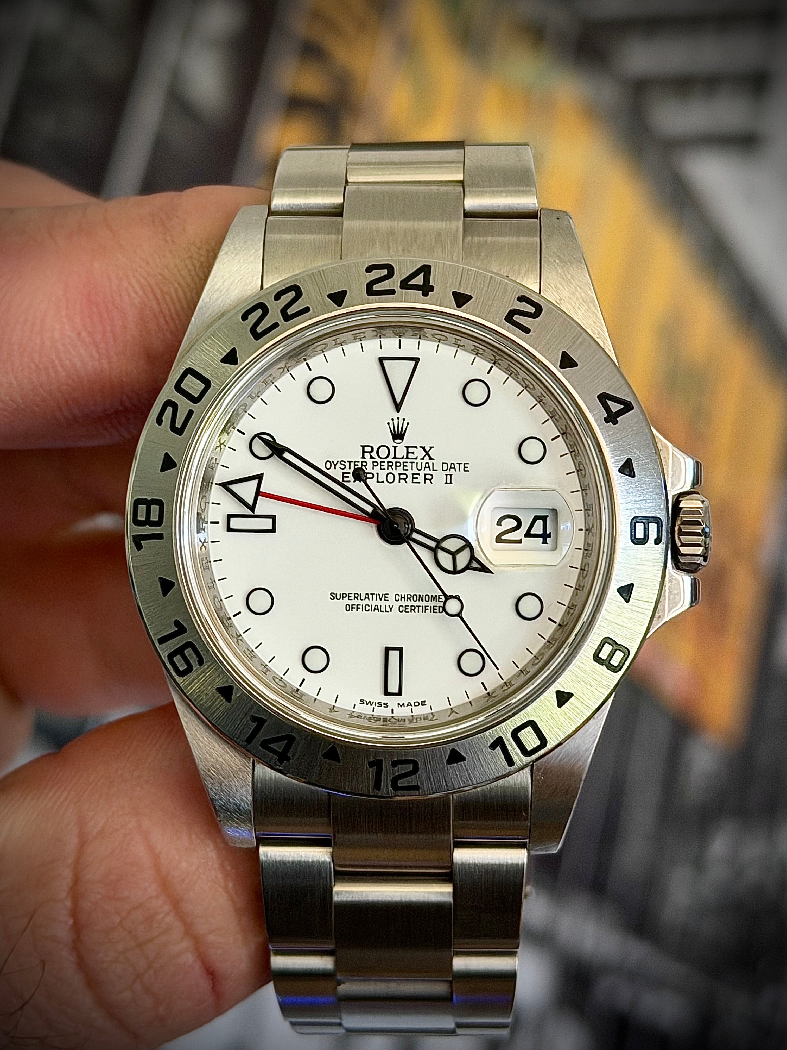 2011 ROLEX EXPLORER II “POLAR”, 16570, CALIBRE 3186, BOX, BOOKLETS & ORIGINAL AD INVOICE, INC GST