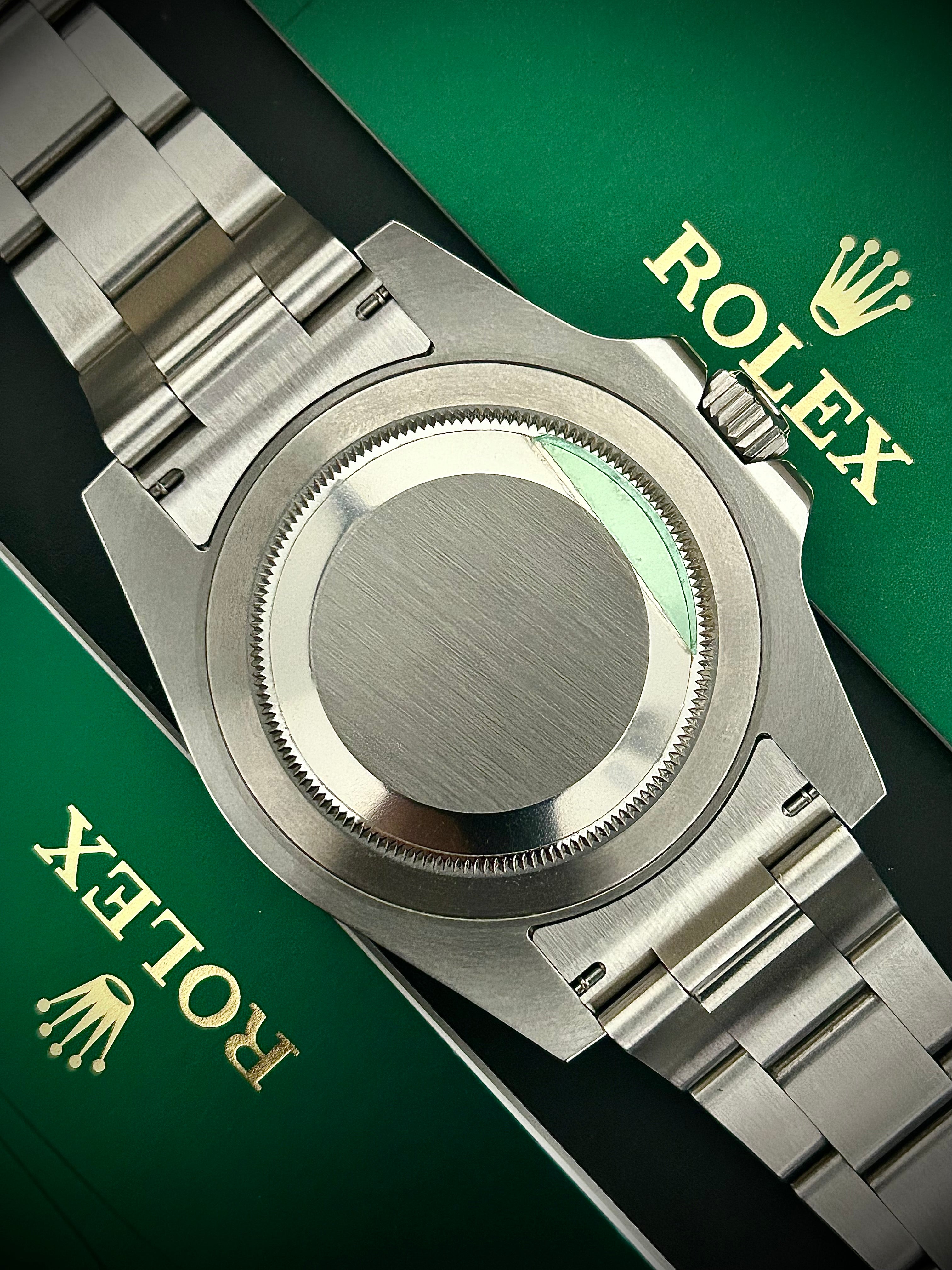 2015 ROLEX GMT MASTER II, BATMAN, 116710BLNR, FULL SET, INC GST