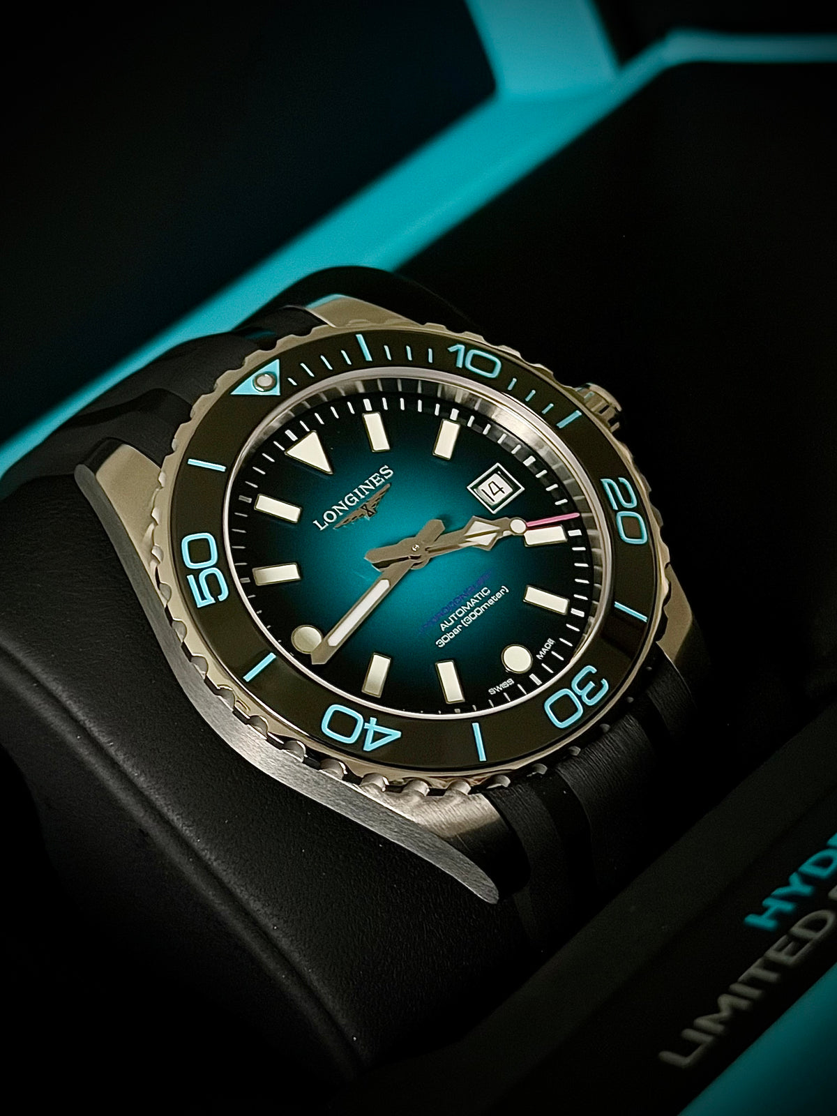 2026 LONGINES HYDROCONQUEST COMMONWEALTH GAMES LIMITED EDITION, L3.788.4.09.9, 42MM, AS NEW, FULL SET, INC GST