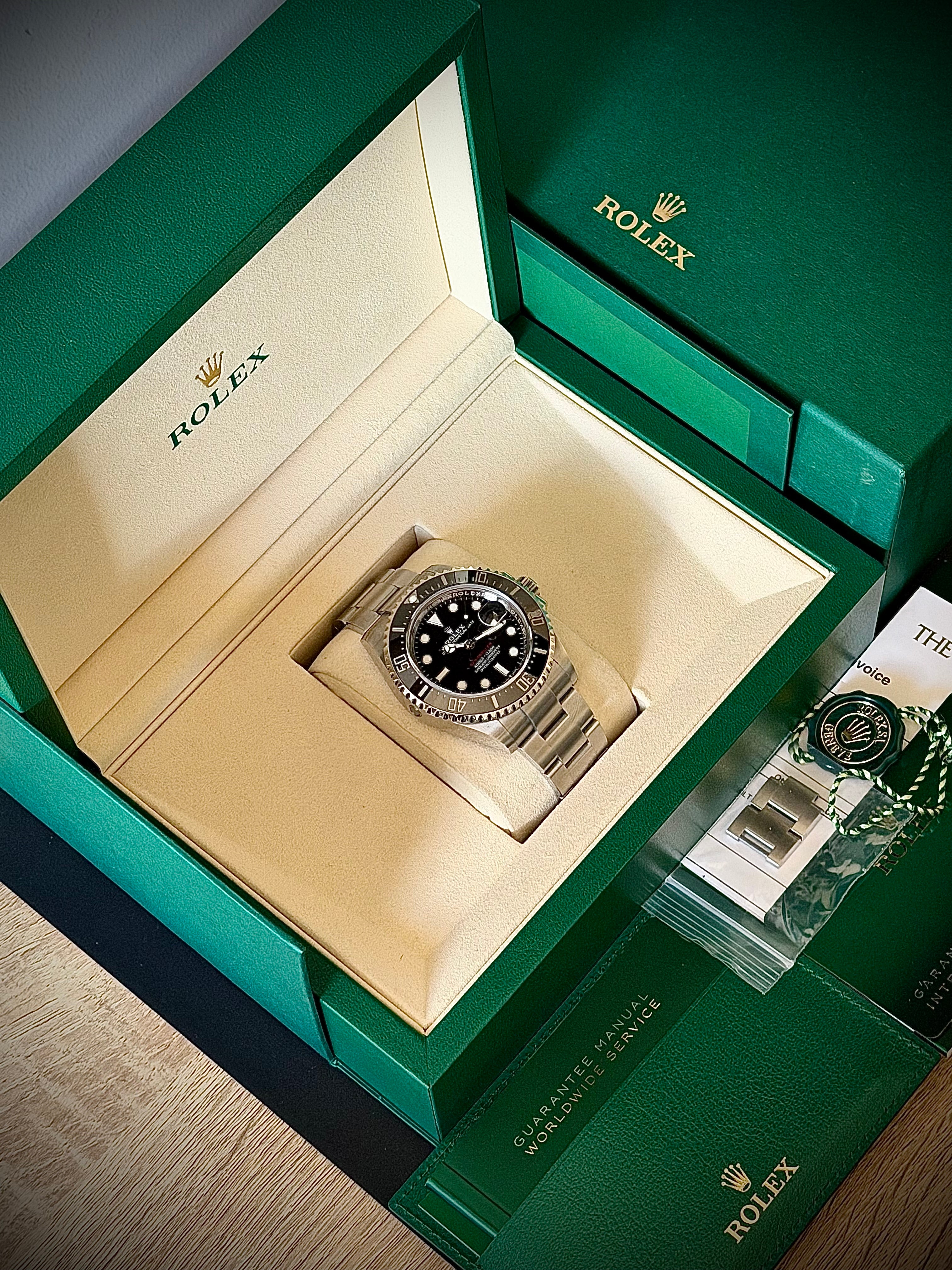 2025 ROLEX SEA DWELLER, SD43, 126600, FULL SET, INC GST