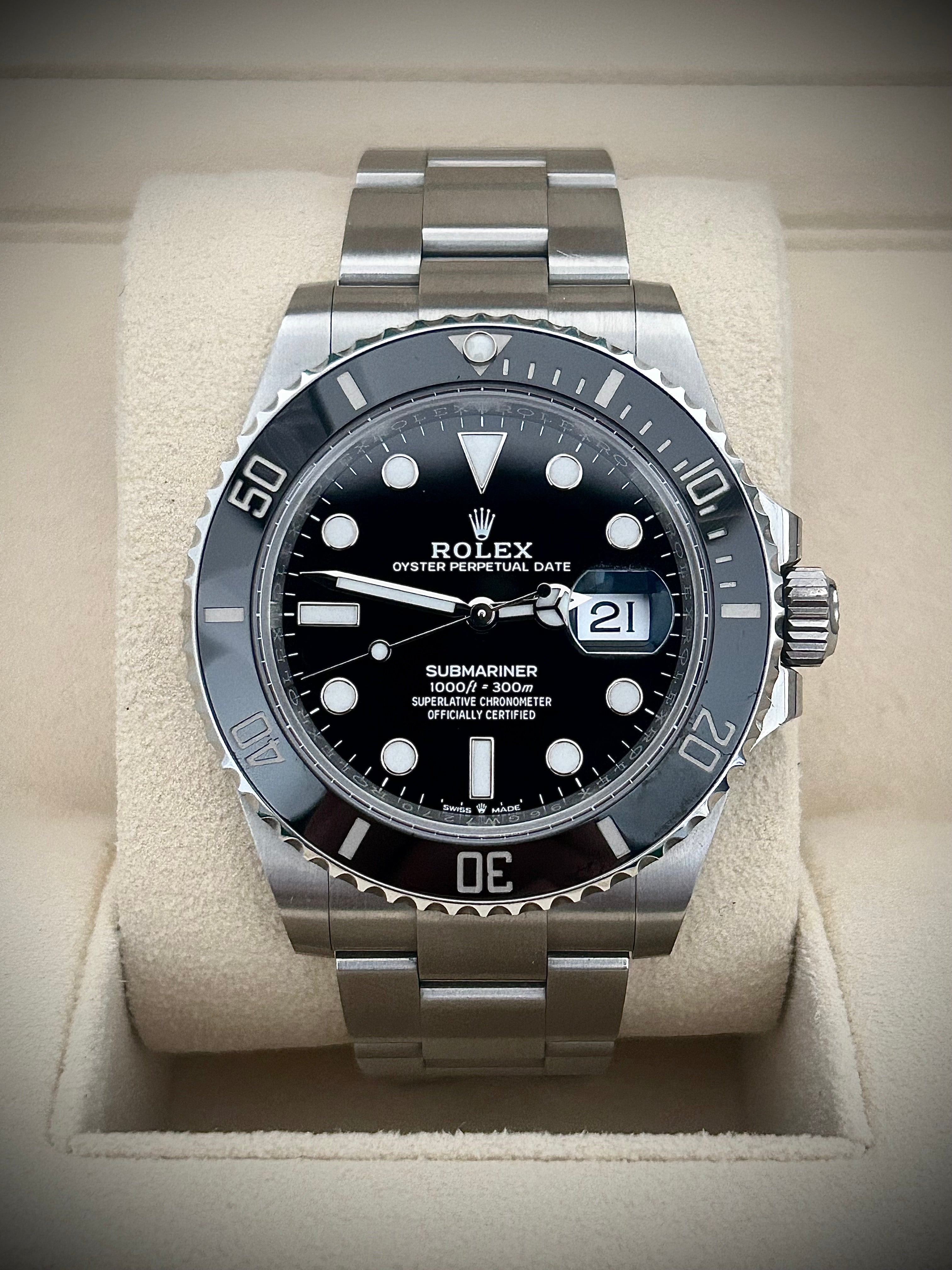 2023 ROLEX SUBMARINER DATE, 126610LN, FULL SET, INC GST