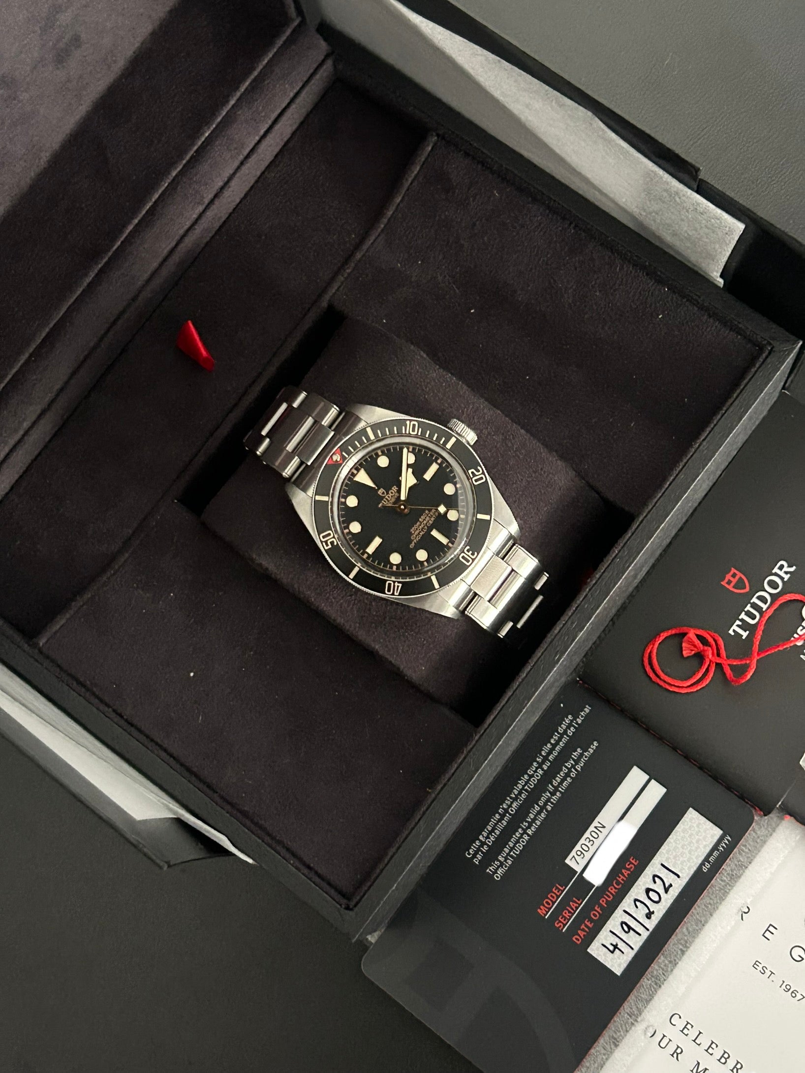 2021 TUDOR BLACK BAY 58, FULL SET, INC GST