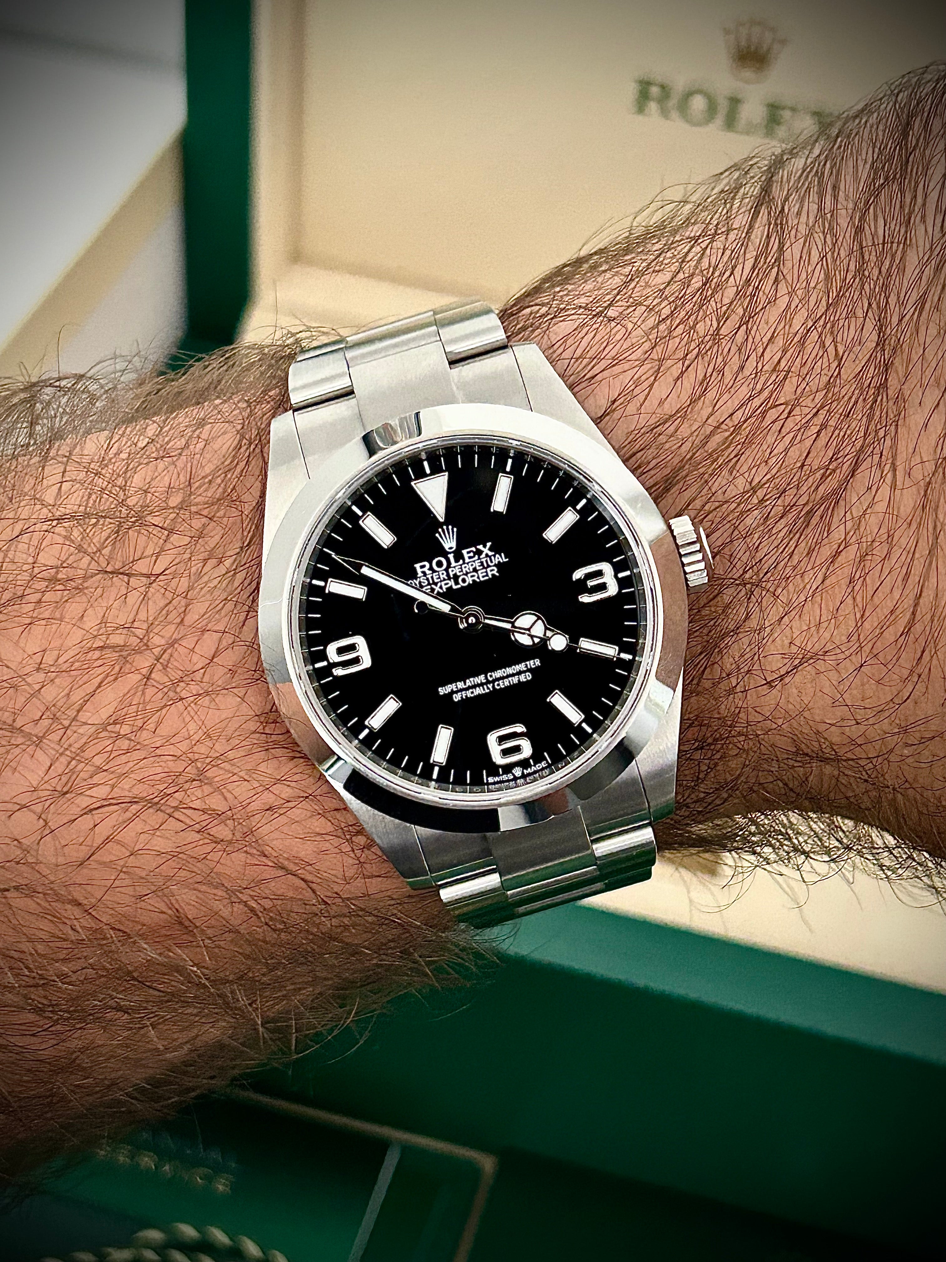 2024 ROLEX EXPLORER, 224270, FULL SET, INC GST