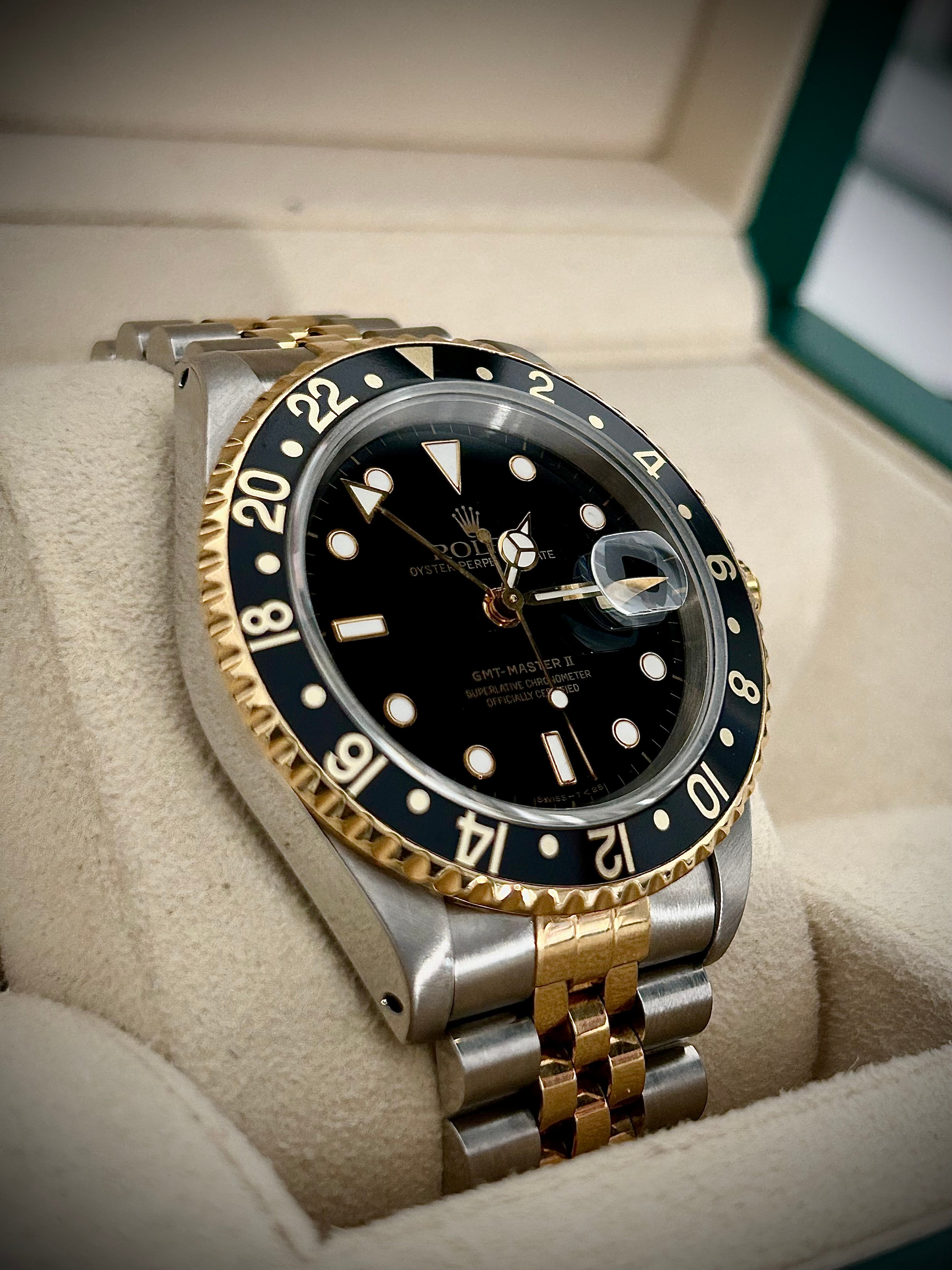 1995 ROLEX GMT MASTER II, 16713, INC GST