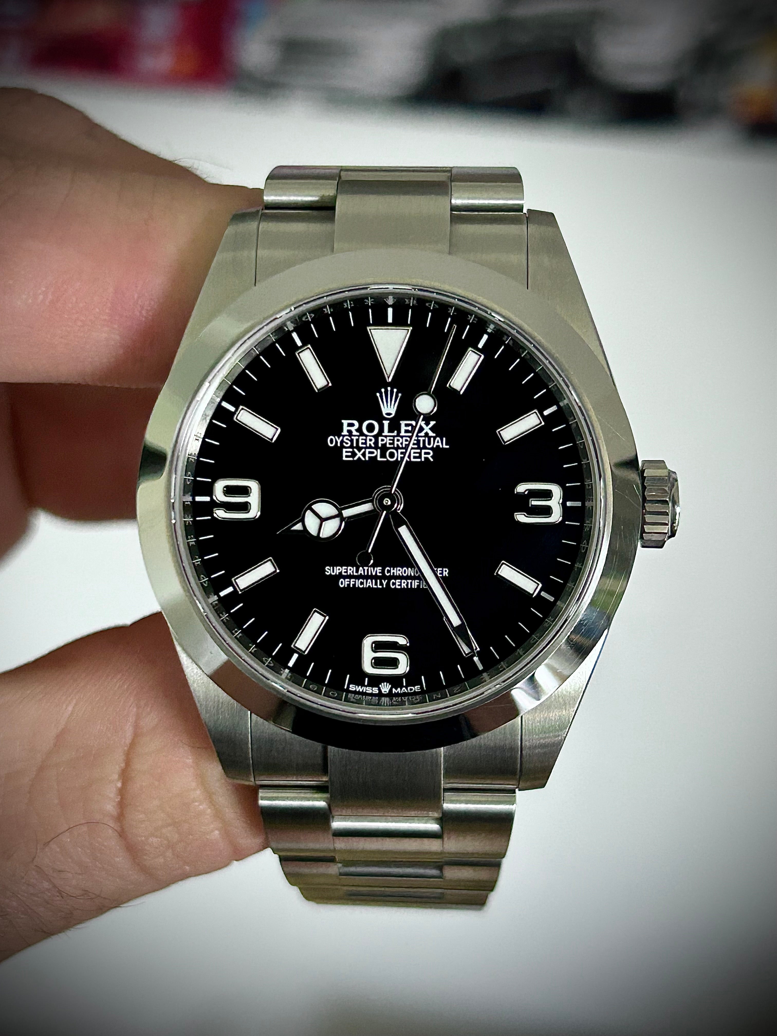 2024 ROLEX EXPLORER 40, 224270, FULL SET, INC GST