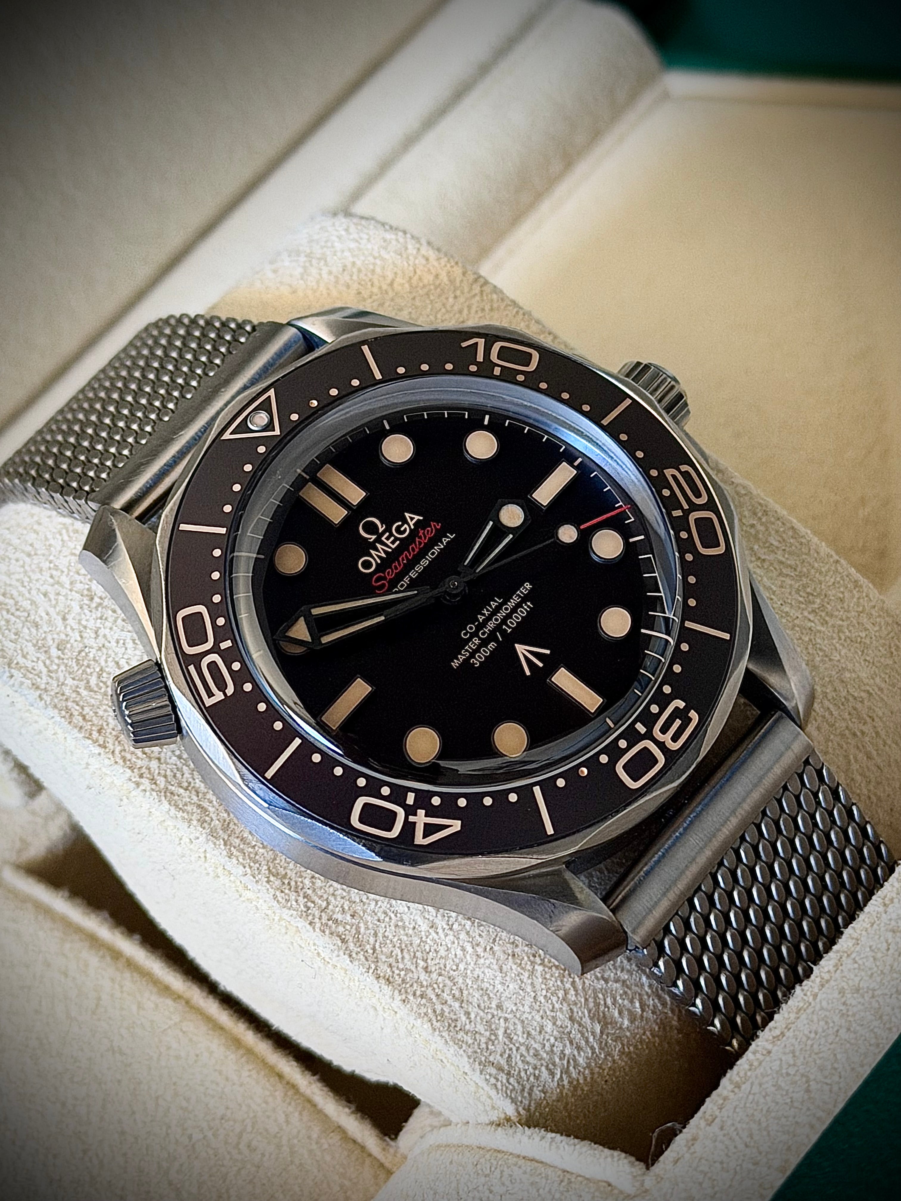 2024 OMEGA SEAMASTER 007 BOND, NO TIME TO DIE, FULL SET, INC GST