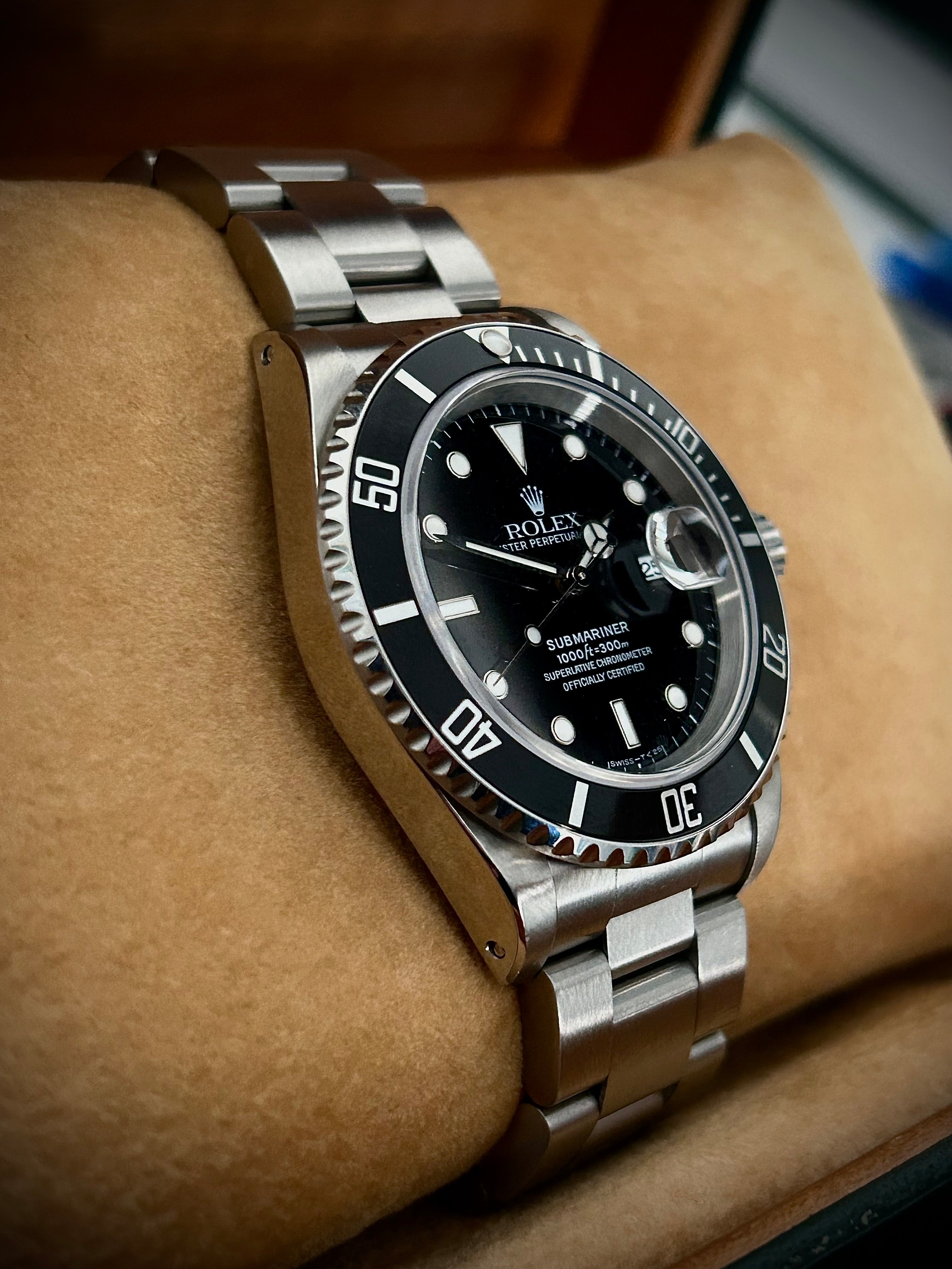 1996 ROLEX SUBMARINER DATE, 16610, 2023 RSC SERVICE, INC GST