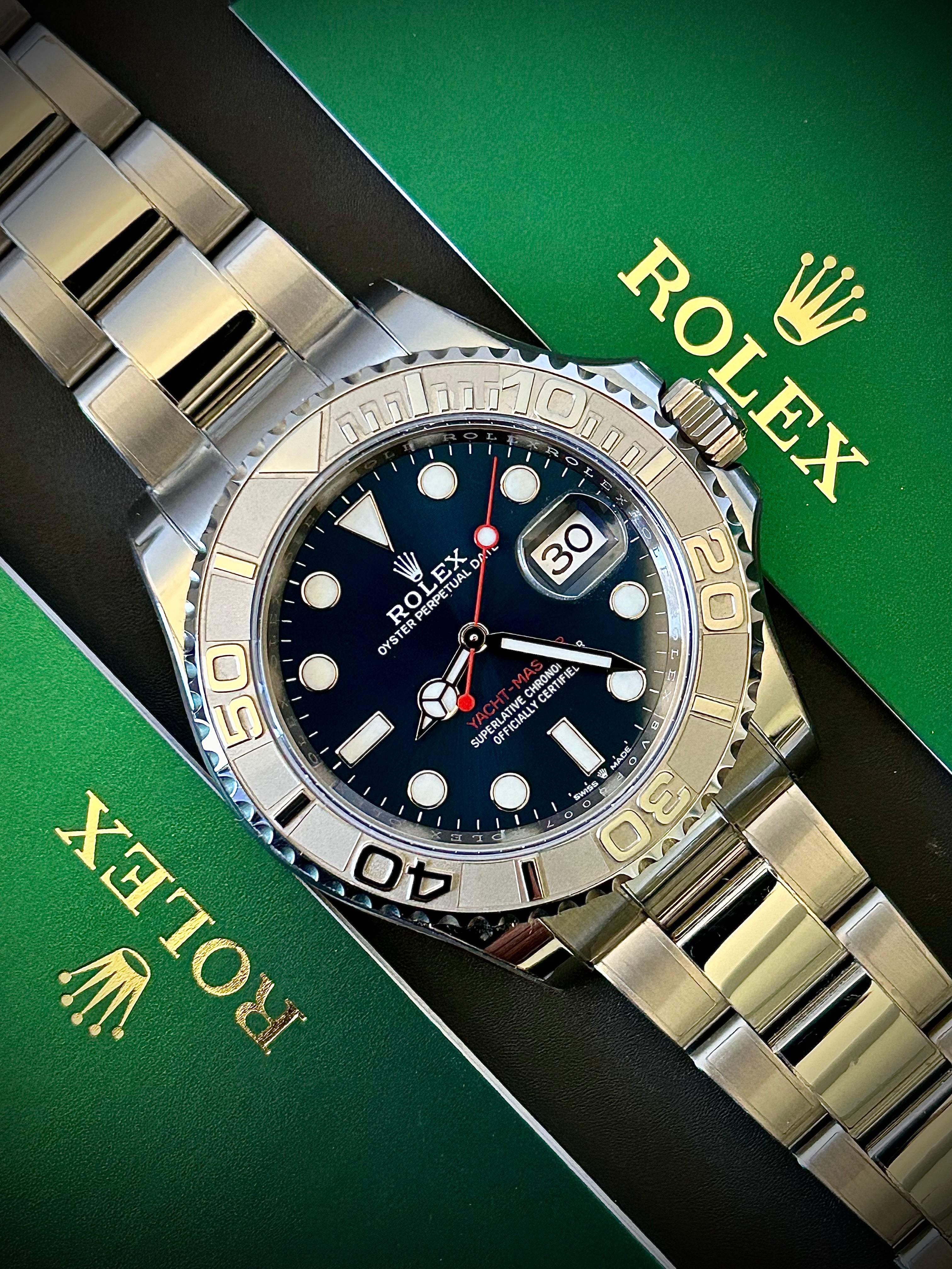 2025 ROLEX YACHT-MASTER 40, BLUE DIAL, 126622, FULL SET