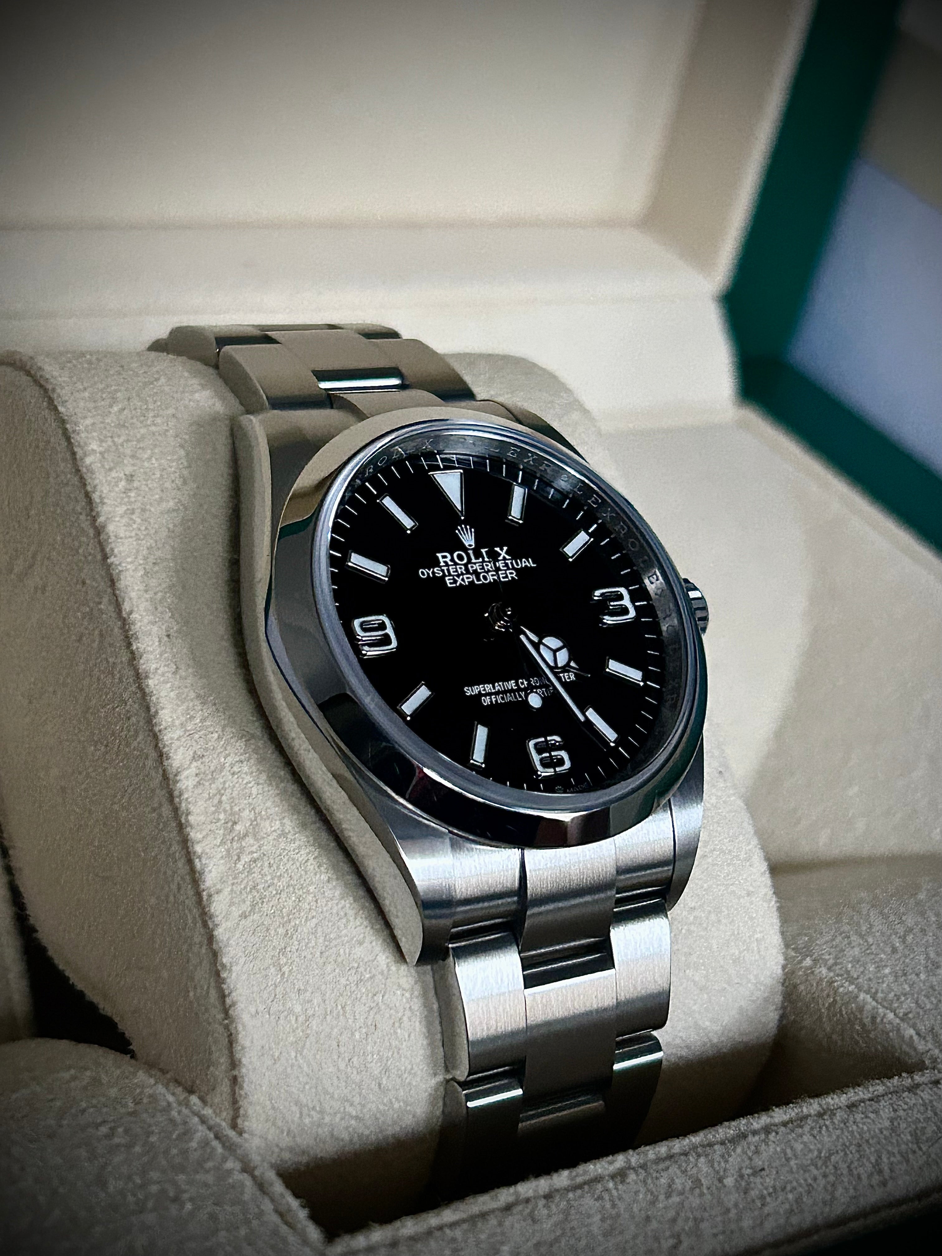 2022 ROLEX EXPLORER, 224270, FULL SET, INC GST