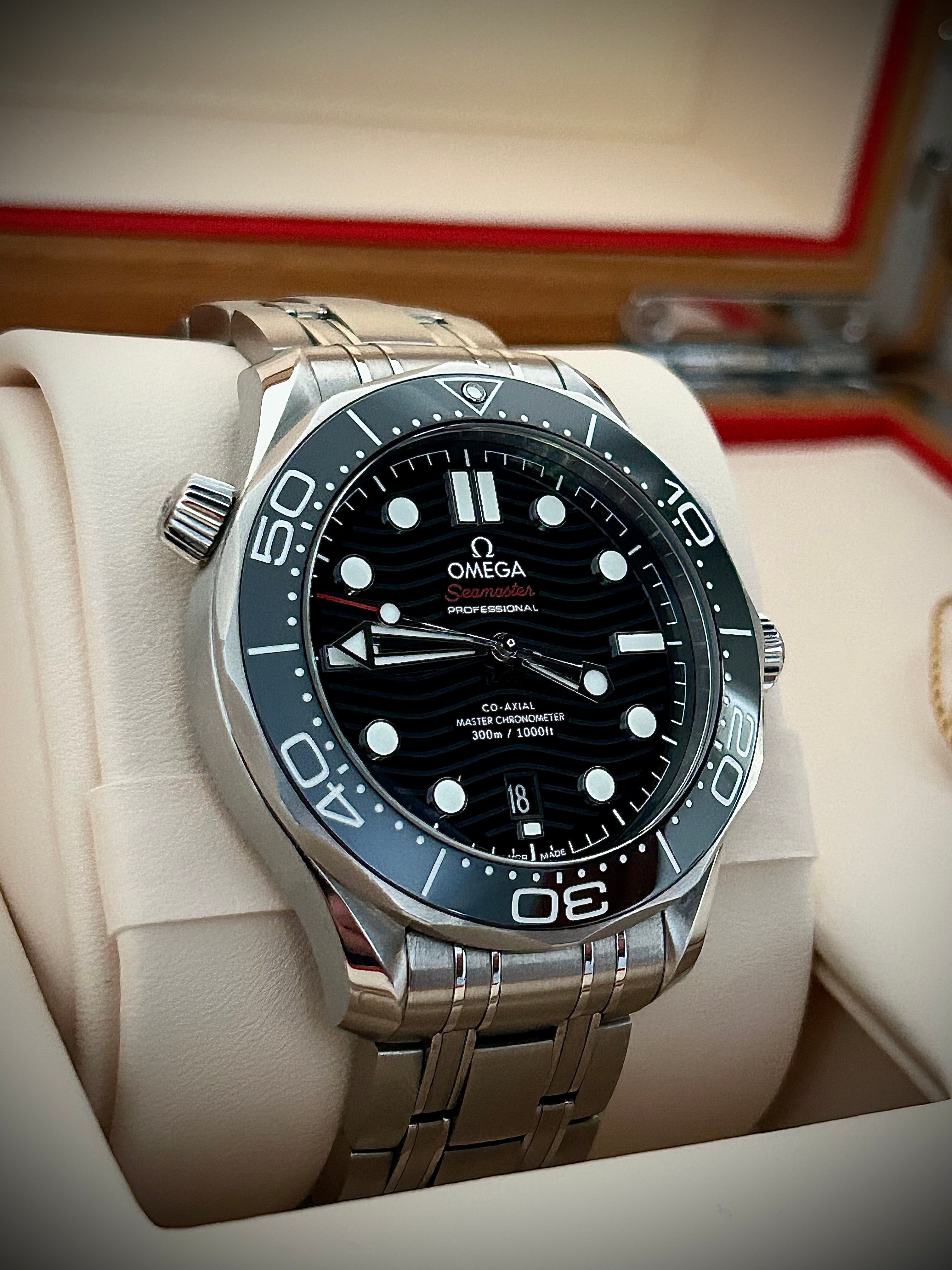 2021 OMEGA SEAMASTER 300, FULL SET, INC GST