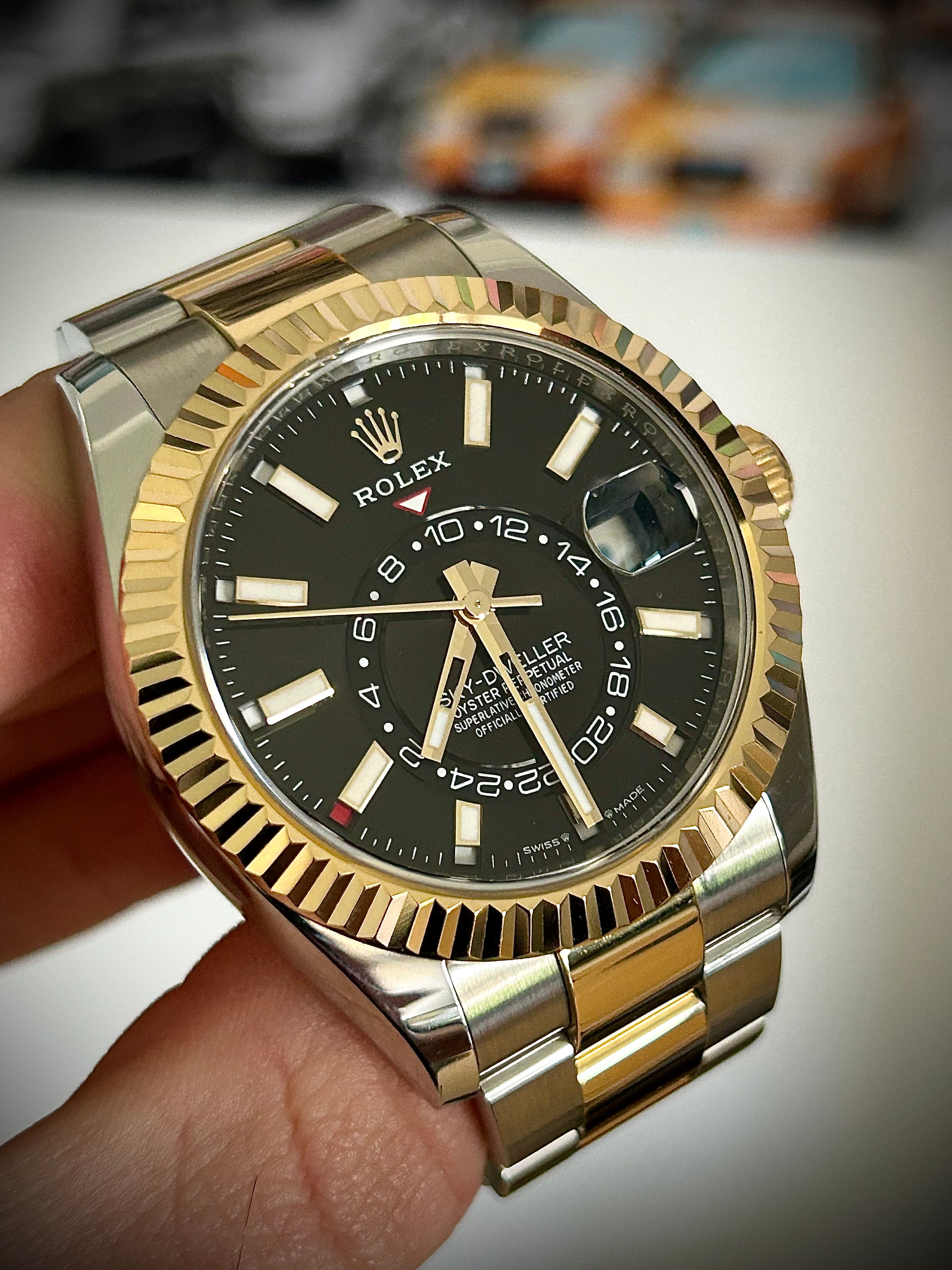 2023 ROLEX SKY DWELLER, TWO TONE, 336933, FULL SET, INC GST