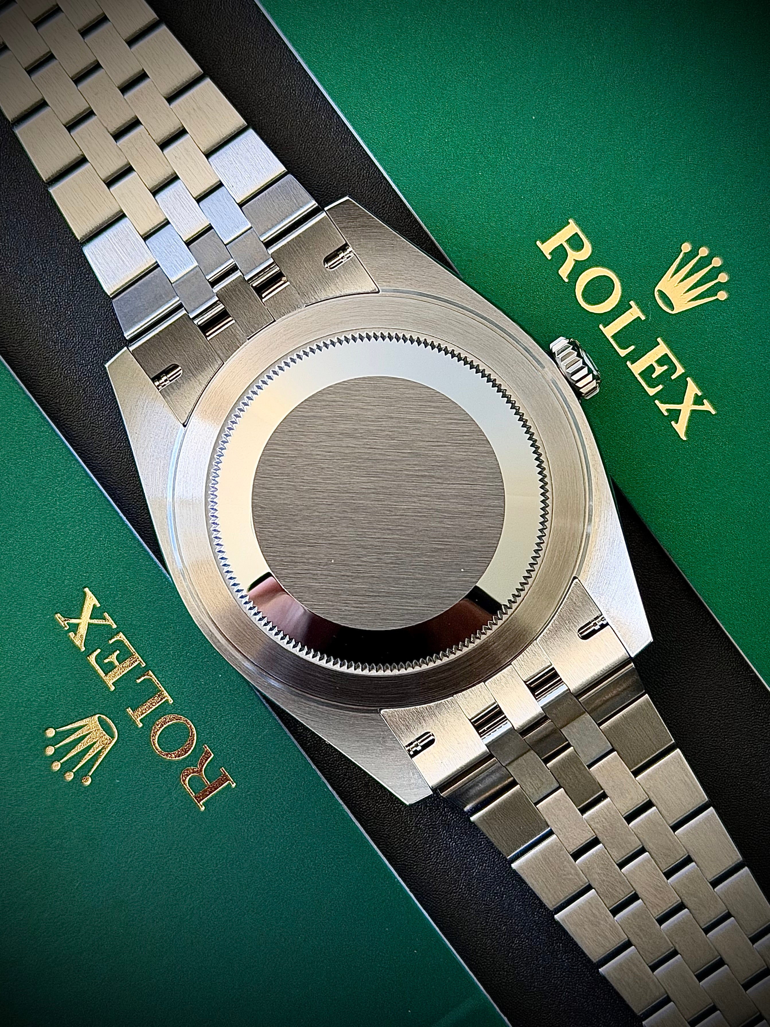 2025 ROLEX DATEJUST 41, SILVER DIAL, 126300, FULL SET, INC GST