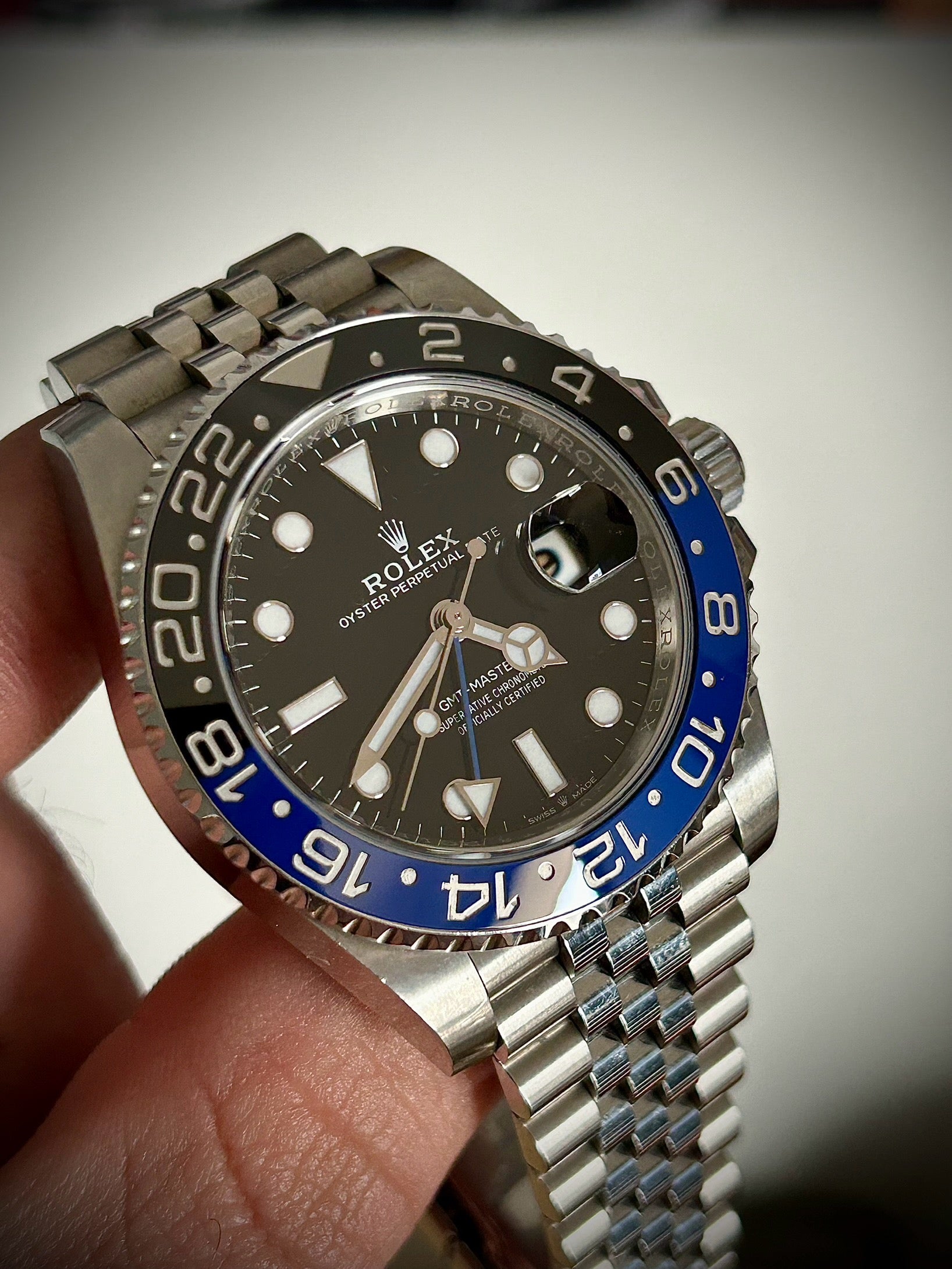 2021 ROLEX GMT MASTER II, BATGIRL, 126710BLNR, FULL SET, INC GST